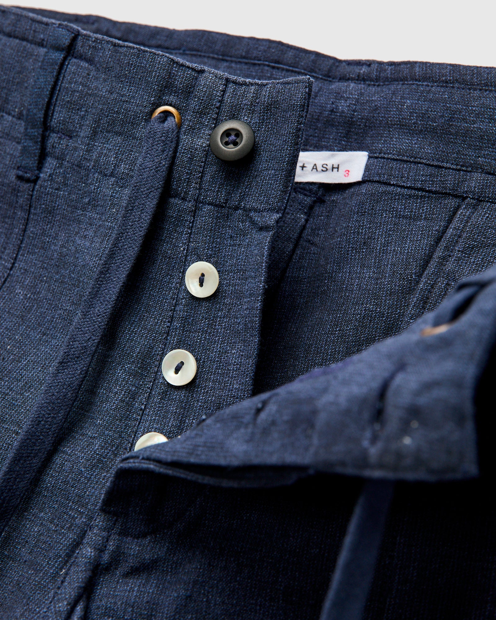Obelisk Shorts in Iron Indigo Canvas - Image 7