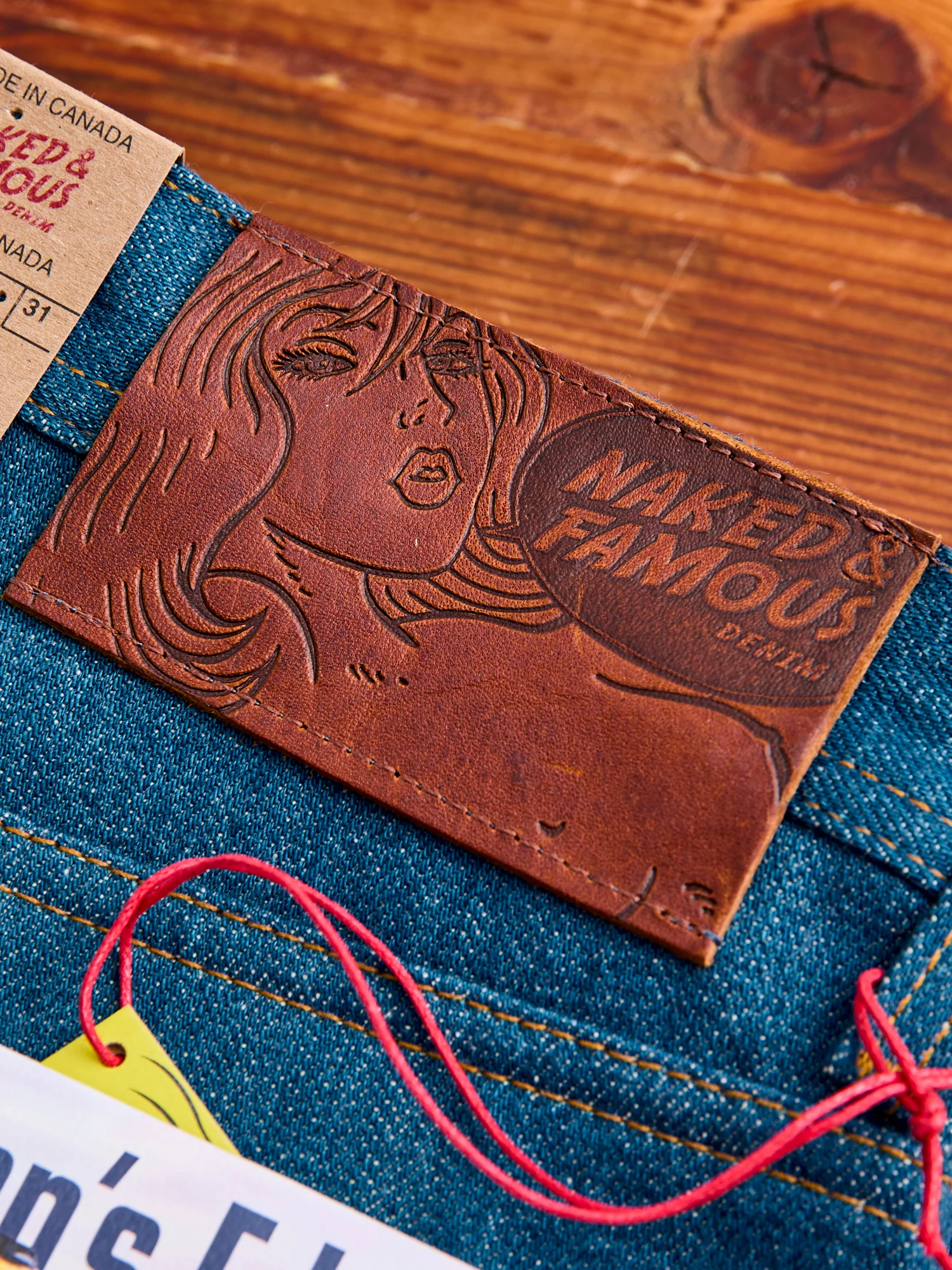 "Ocean's Edge" 13oz Selvedge Denim - Weird Guy Fit - Image 3