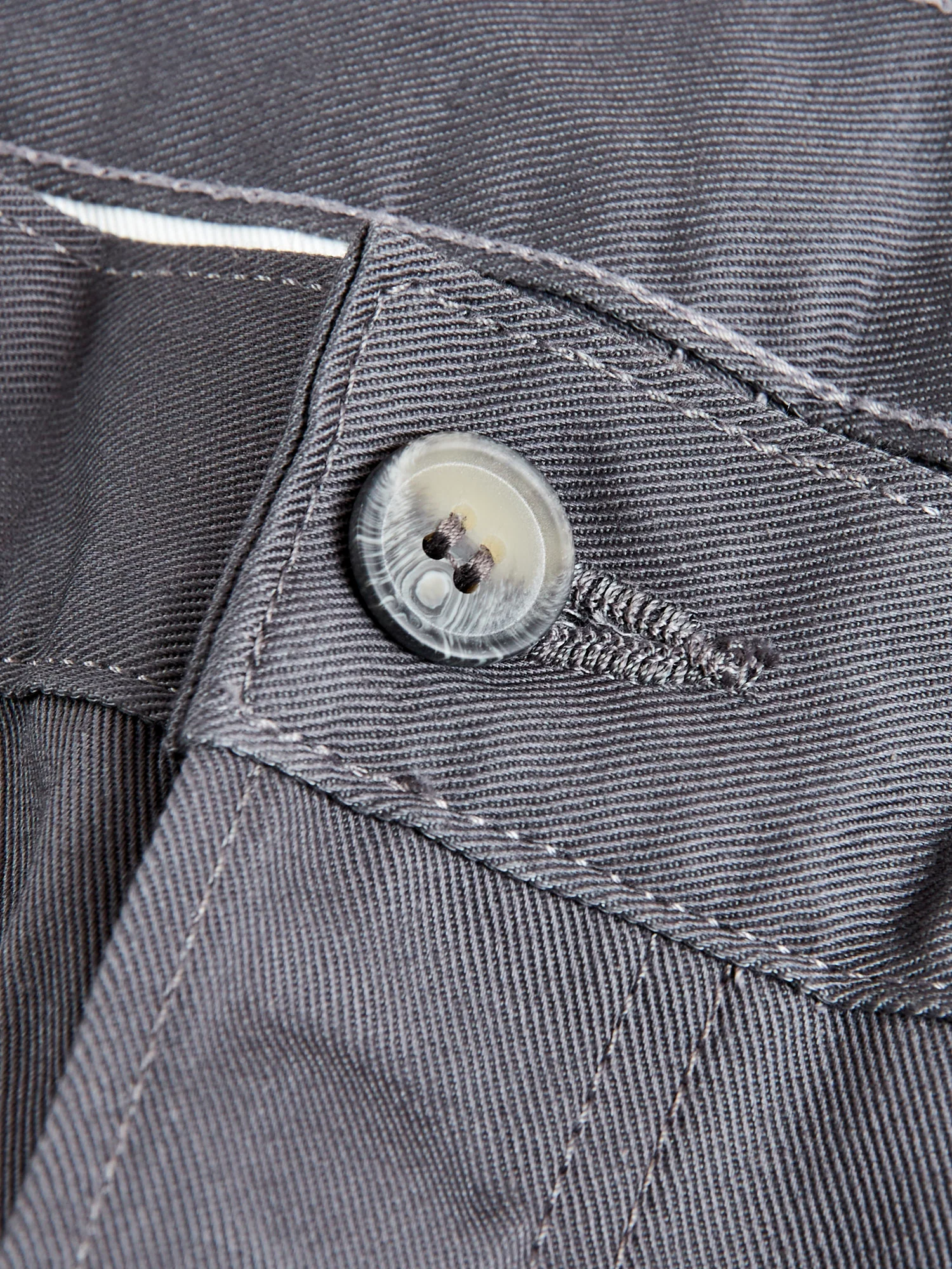 "Officer Trouser" in Grey Twill - Image 5