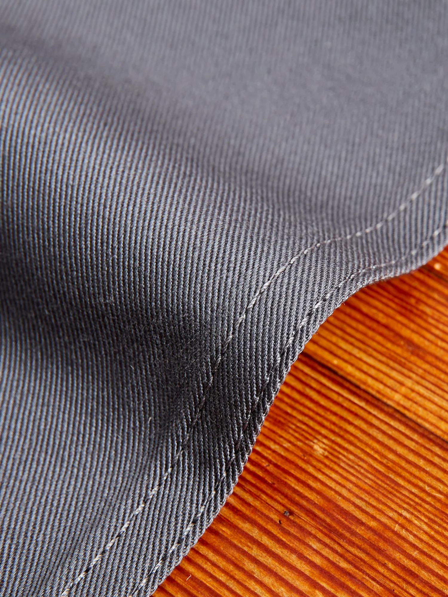 "Officer Trouser" in Grey Twill - Image 7