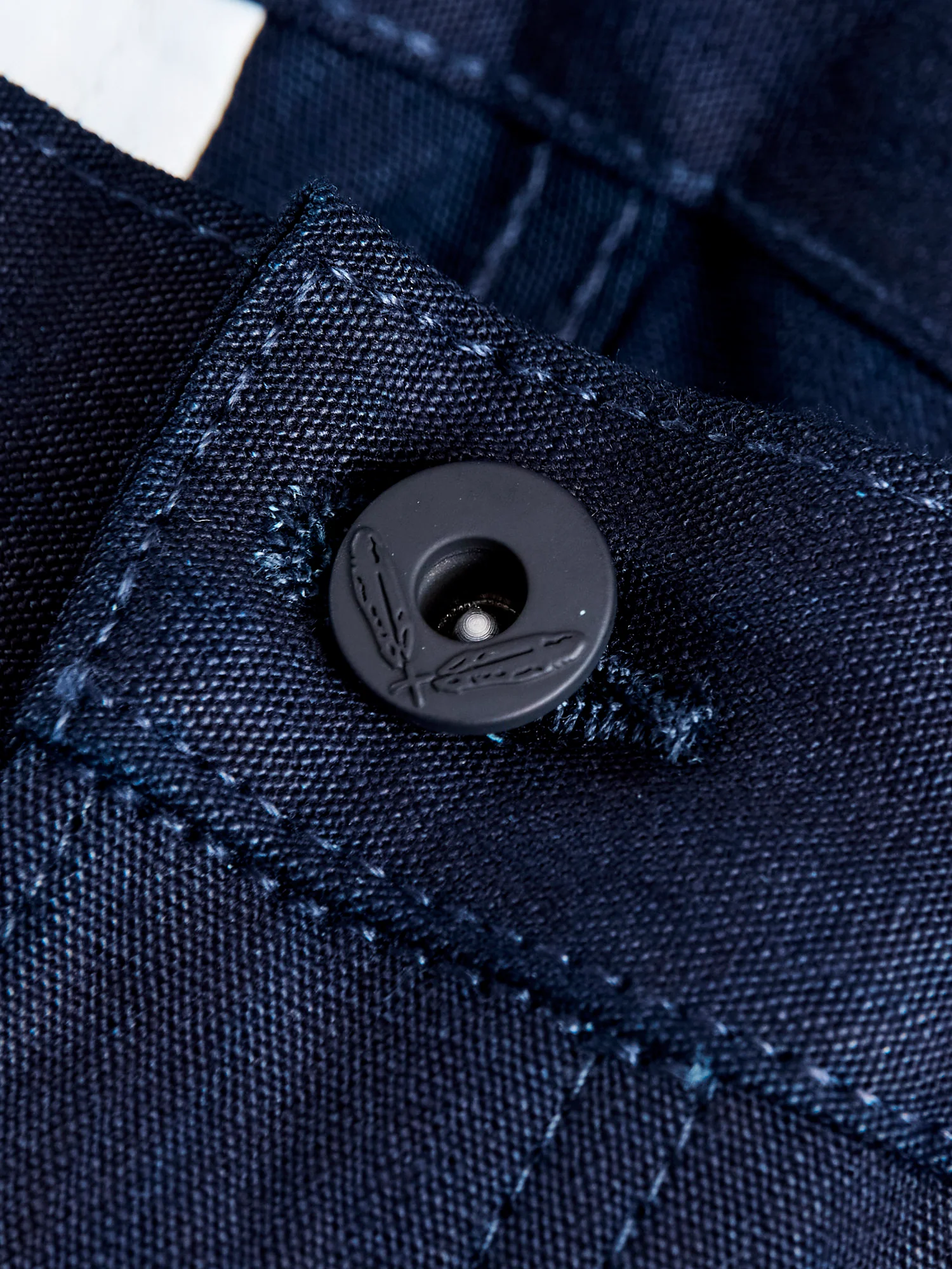 "Officer Trouser" in Indigo Selvedge Canvas - Image 4