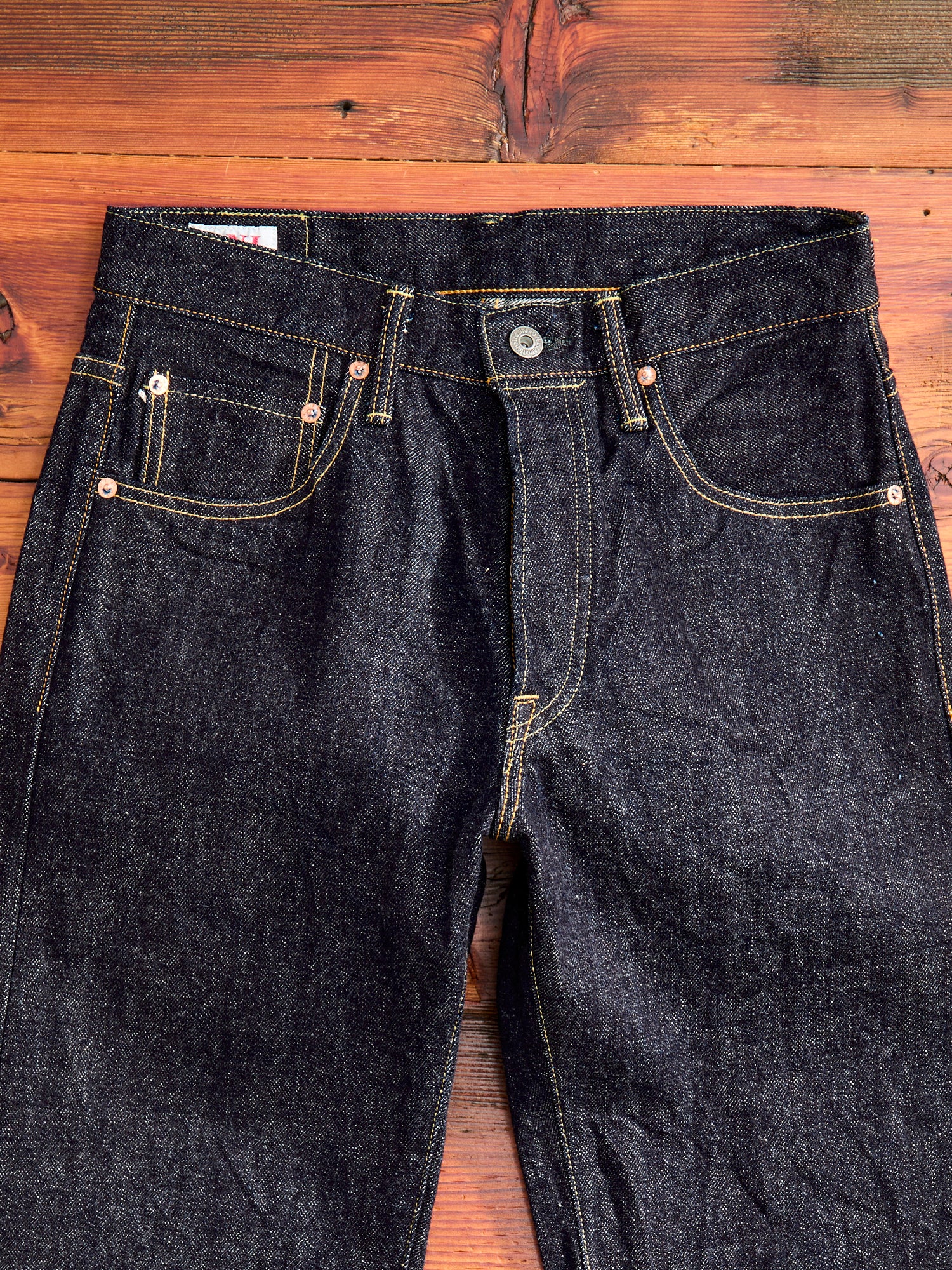 ONI-266 "Low Tension" 15oz Selvedge Denim - Regular Straight Fit - Image 5