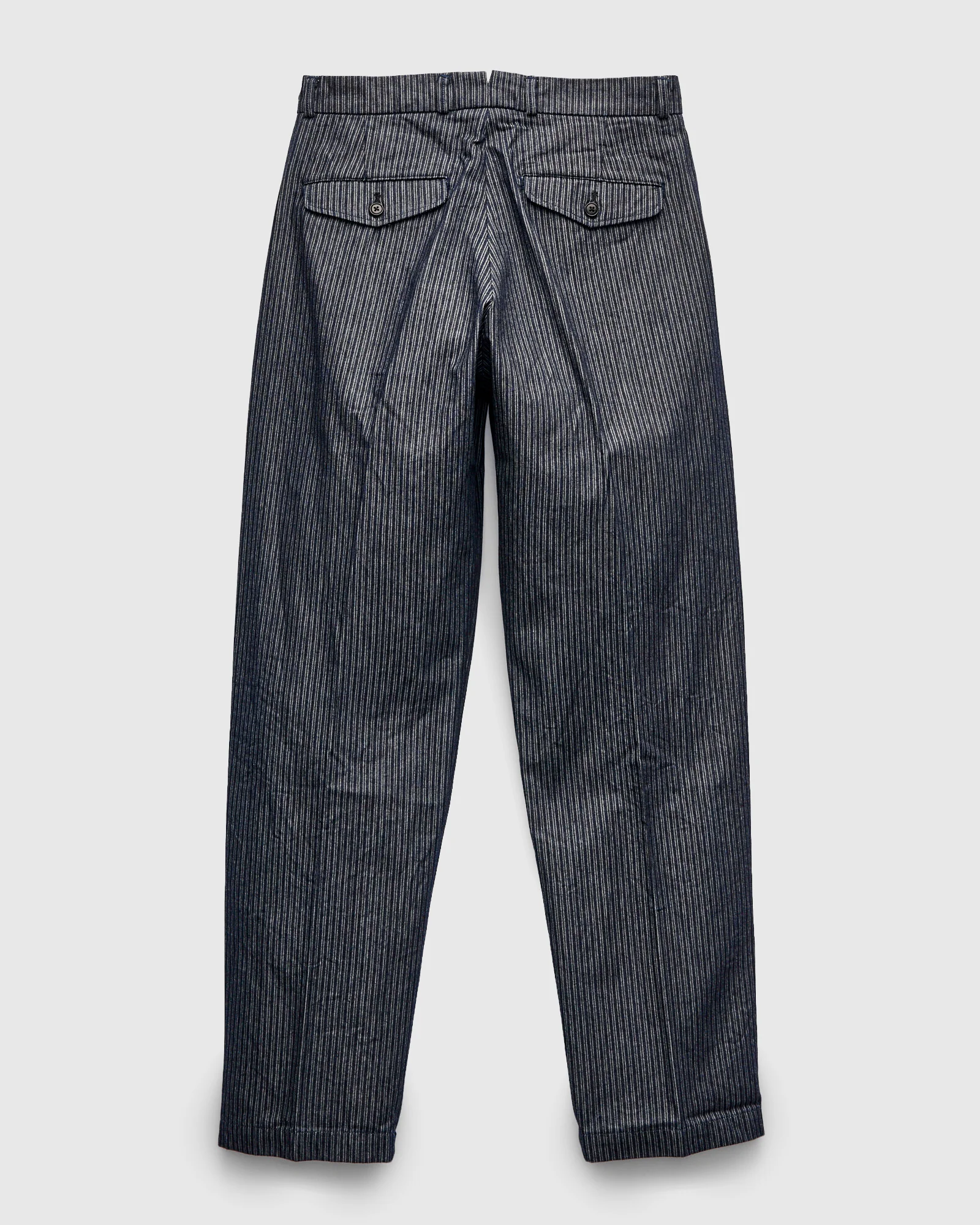 OR-1123 Tailor Work Trousers in Indigo Stripe - Image 2