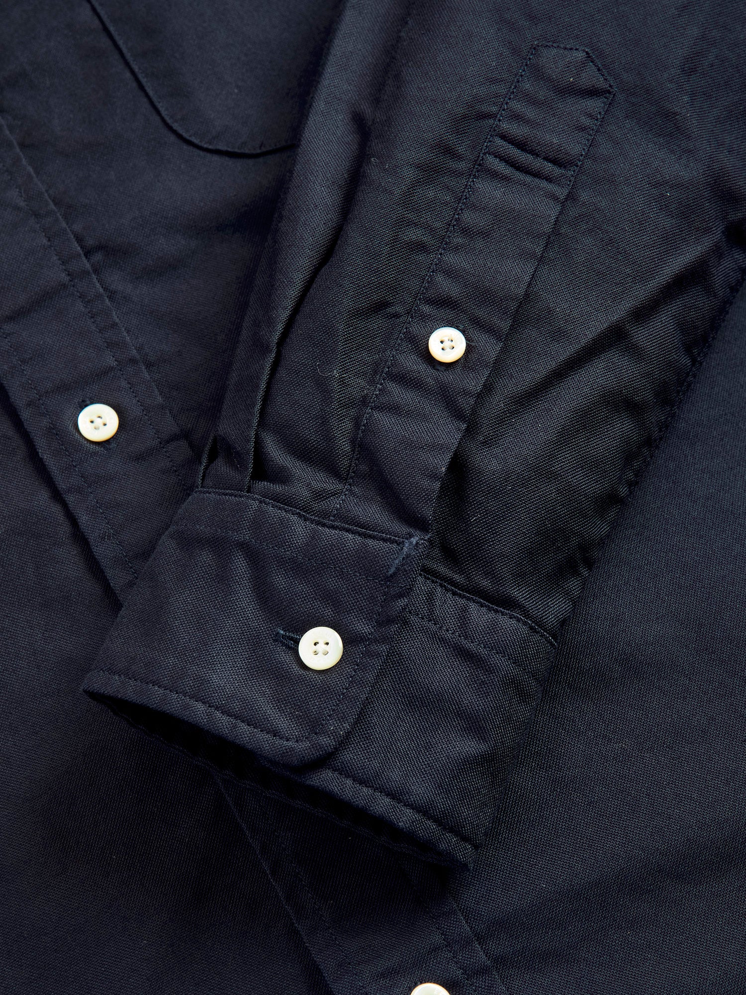 Oxford Button-Down Shirt in Navy - Image 4