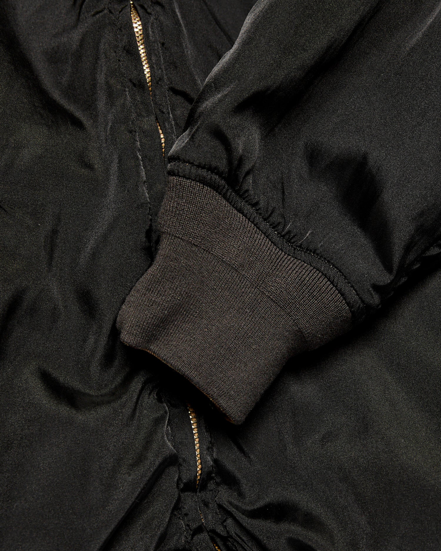 "Panther" Reversible Nylon Twill MA-1 Bomber Jacket in Brown - Image 15