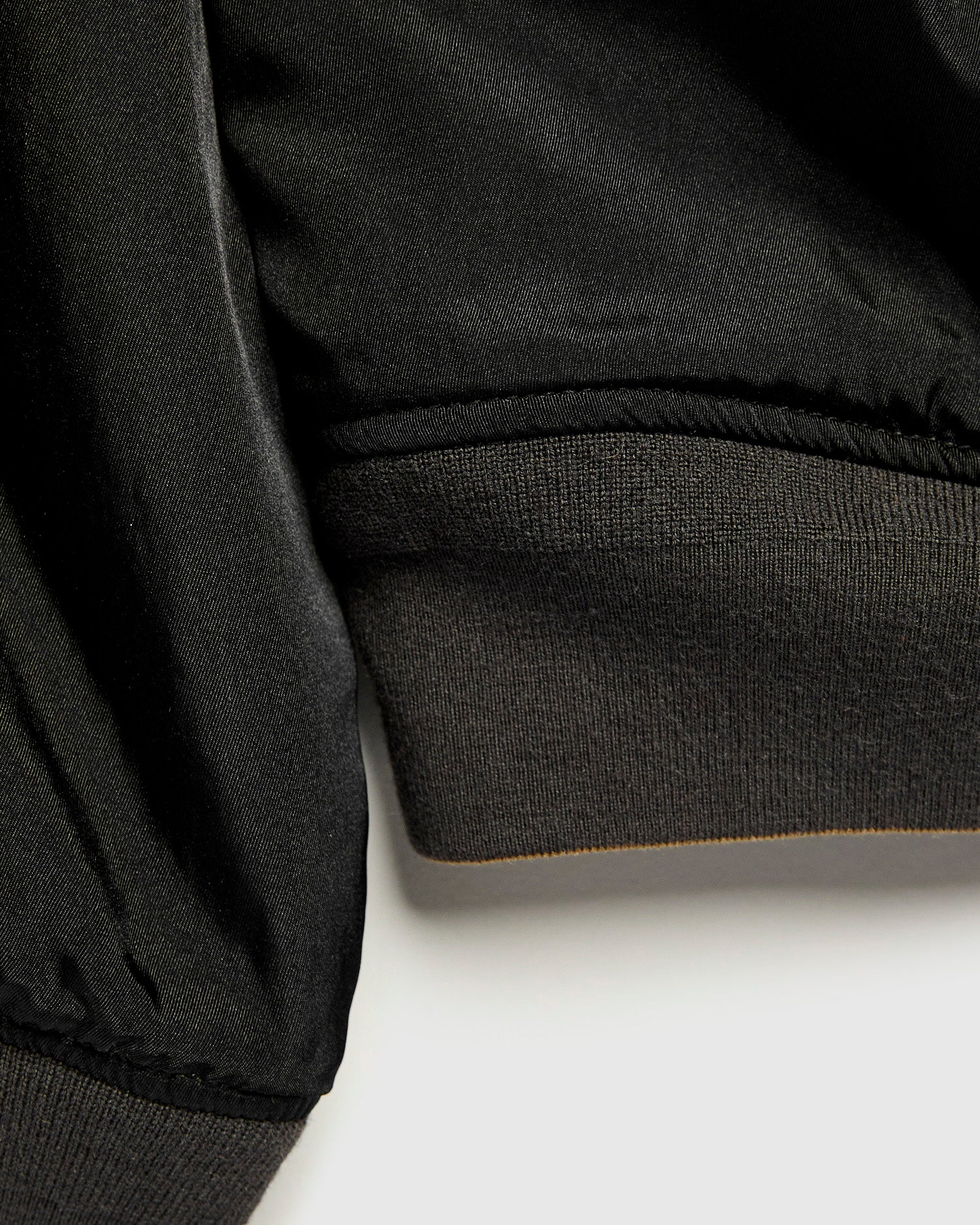 "Panther" Reversible Nylon Twill MA-1 Bomber Jacket in Brown - Image 16