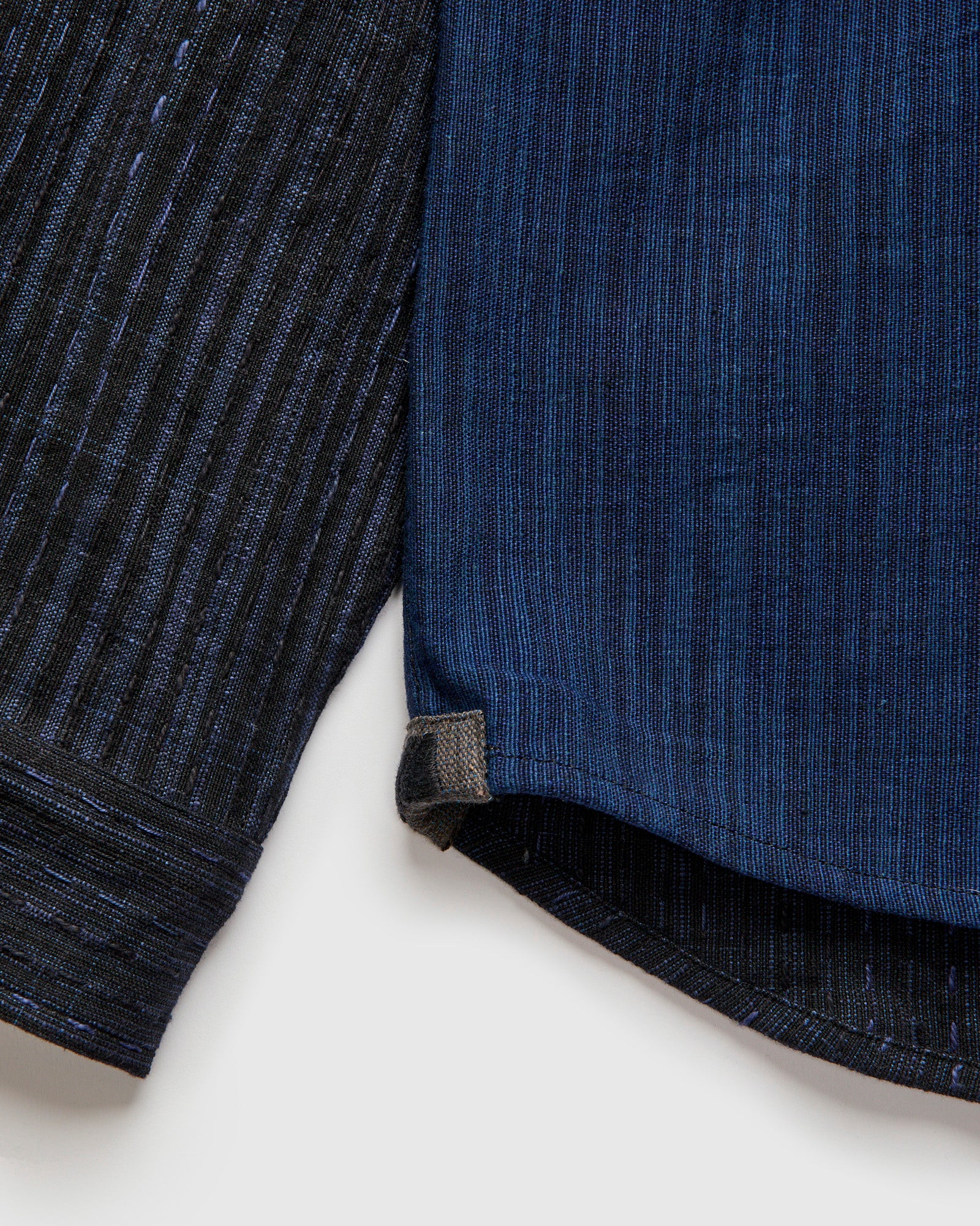 Patchwork Matty Overshirt in Iron Indigo Spacedye - Image 5