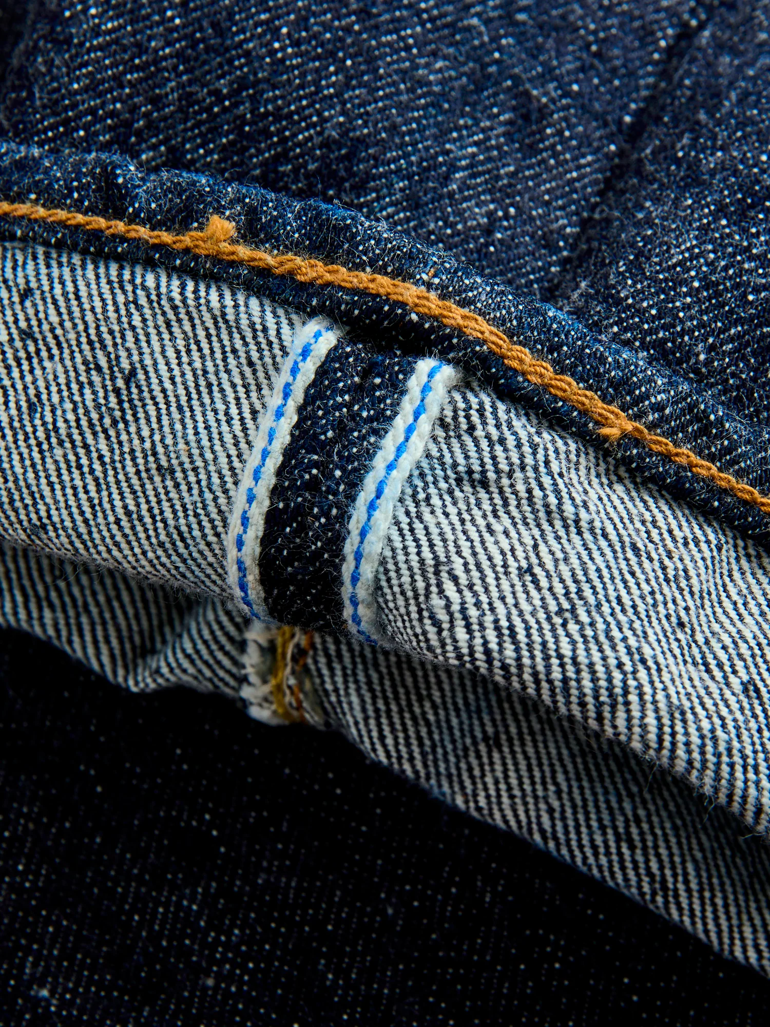 PBE-019 17oz Beige Core Pop-up Selvedge Denim - Relaxed Tapered Fit - Image 13
