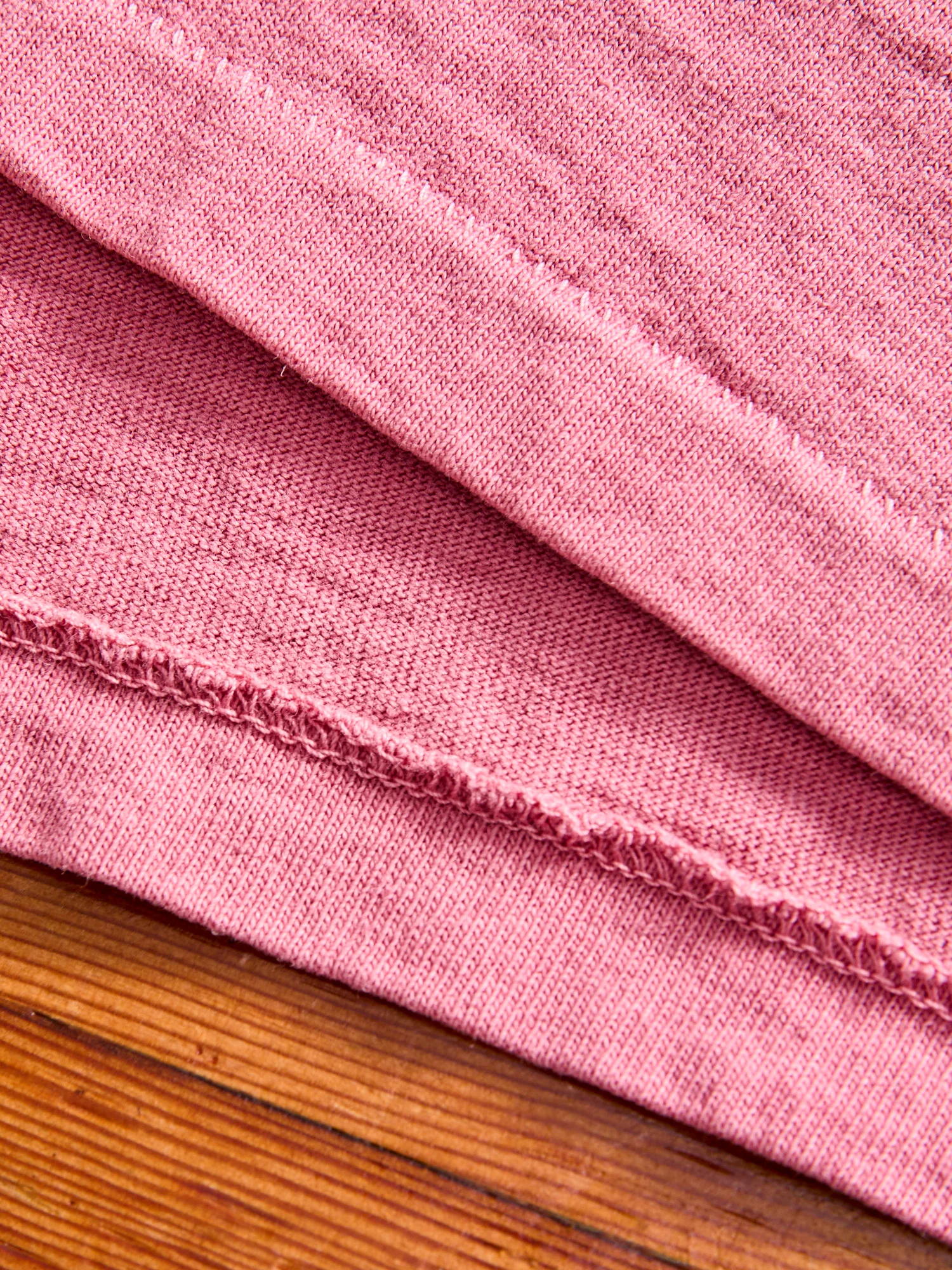 Pigment Dyed Pocket Tee in Red Grey - Image 6