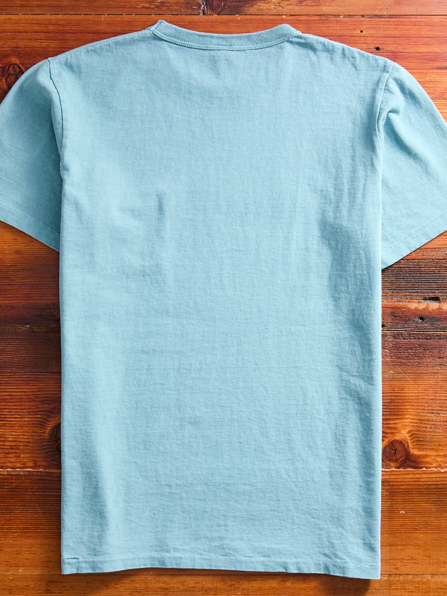 Pigment Dyed Pocket Tee in Stormy Sea - Image 7