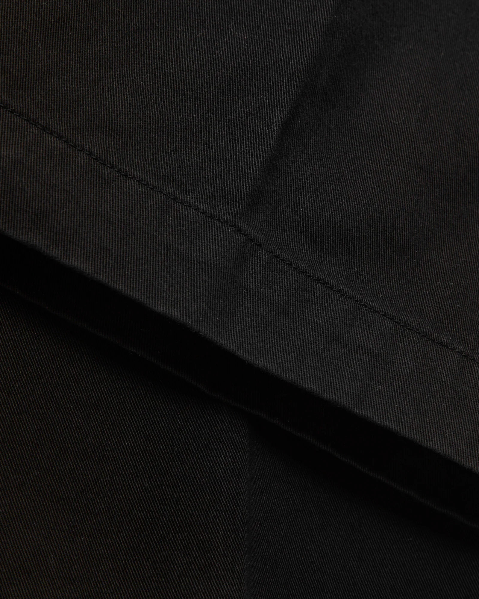 Pigment Dyed Wide Slacks in Black - Image 8