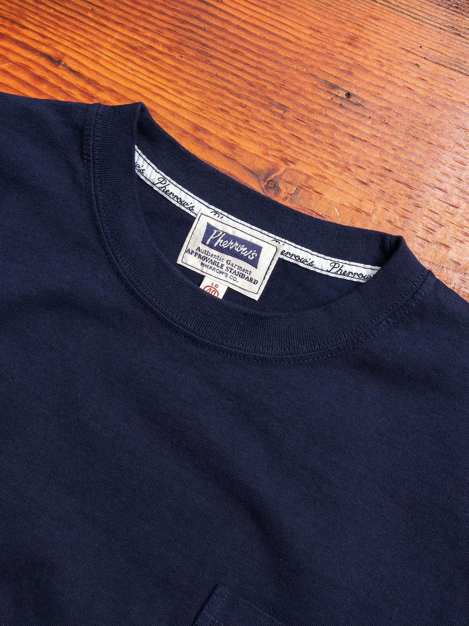 Pocket T-Shirt in Navy - Image 2