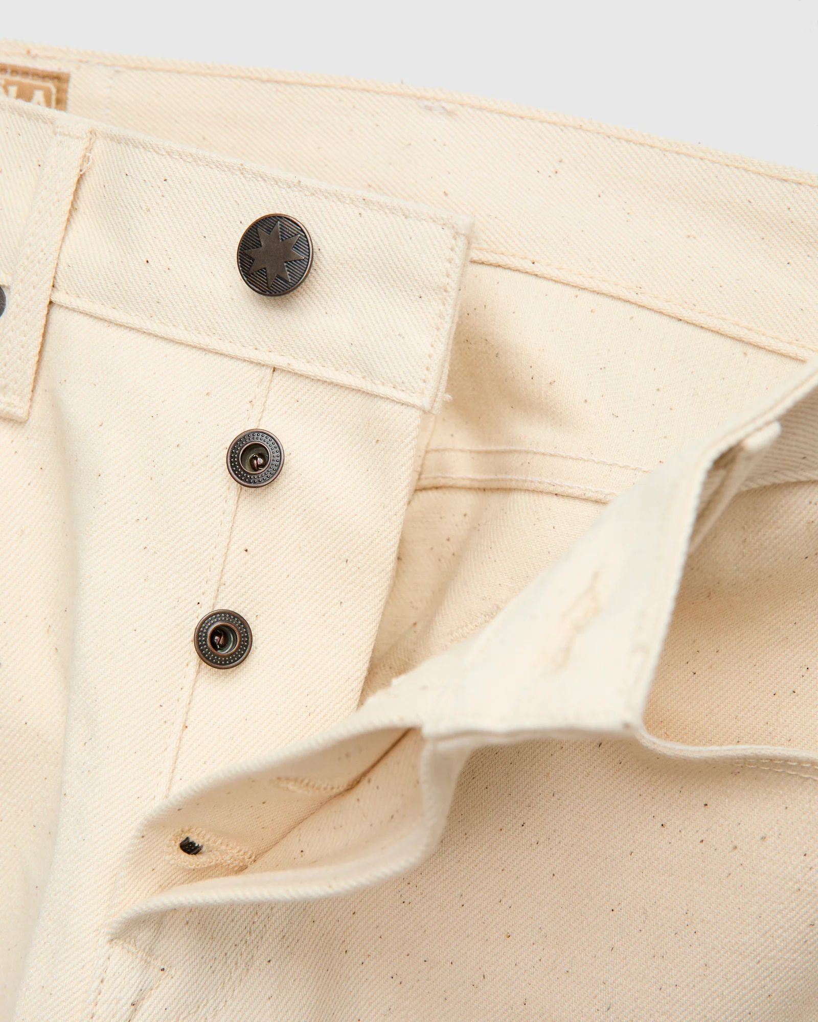 "Portola" 14oz Ecru Selvedge Denim - Tapered Fit - Image 10