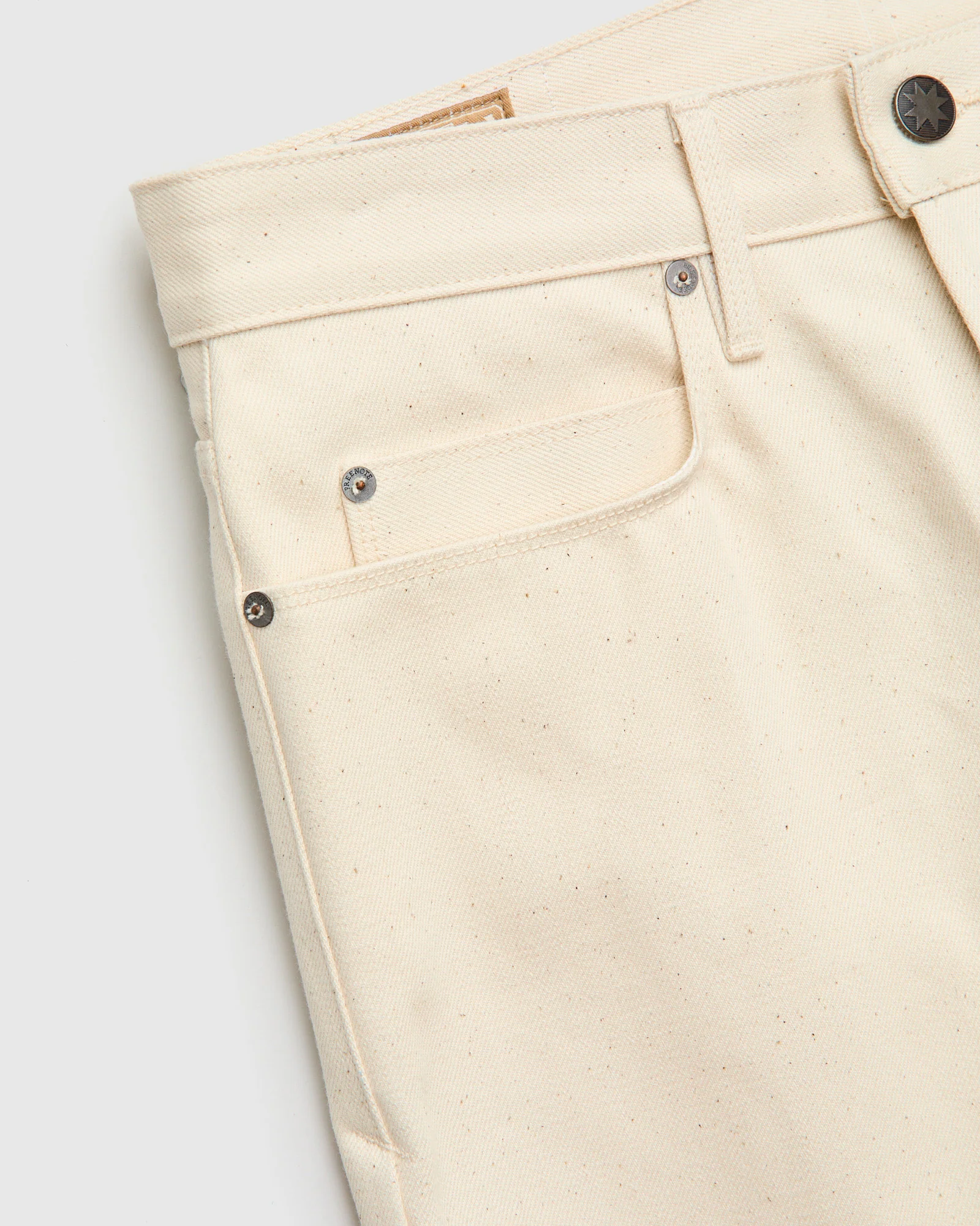"Portola" 14oz Ecru Selvedge Denim - Tapered Fit - Image 8