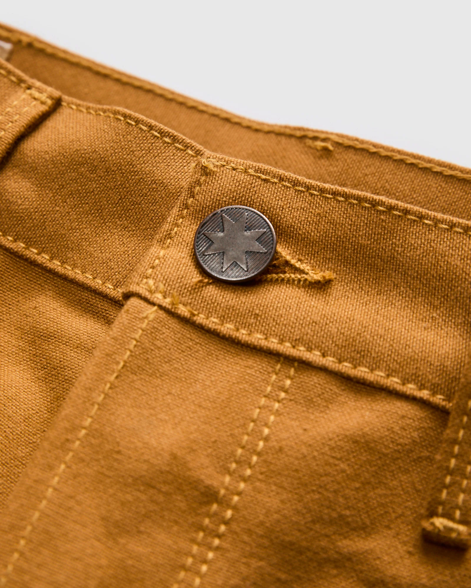"Portola" 15oz Camel Selvedge Duck Pant - Tapered Fit - Image 5