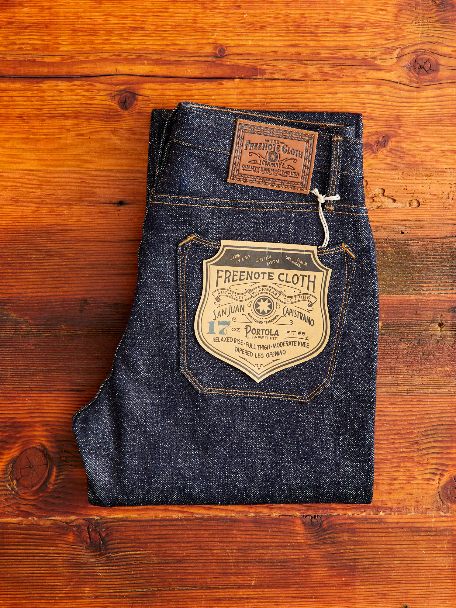"Portola" 17oz Slub Selvedge Denim - Tapered Fit - Image 2