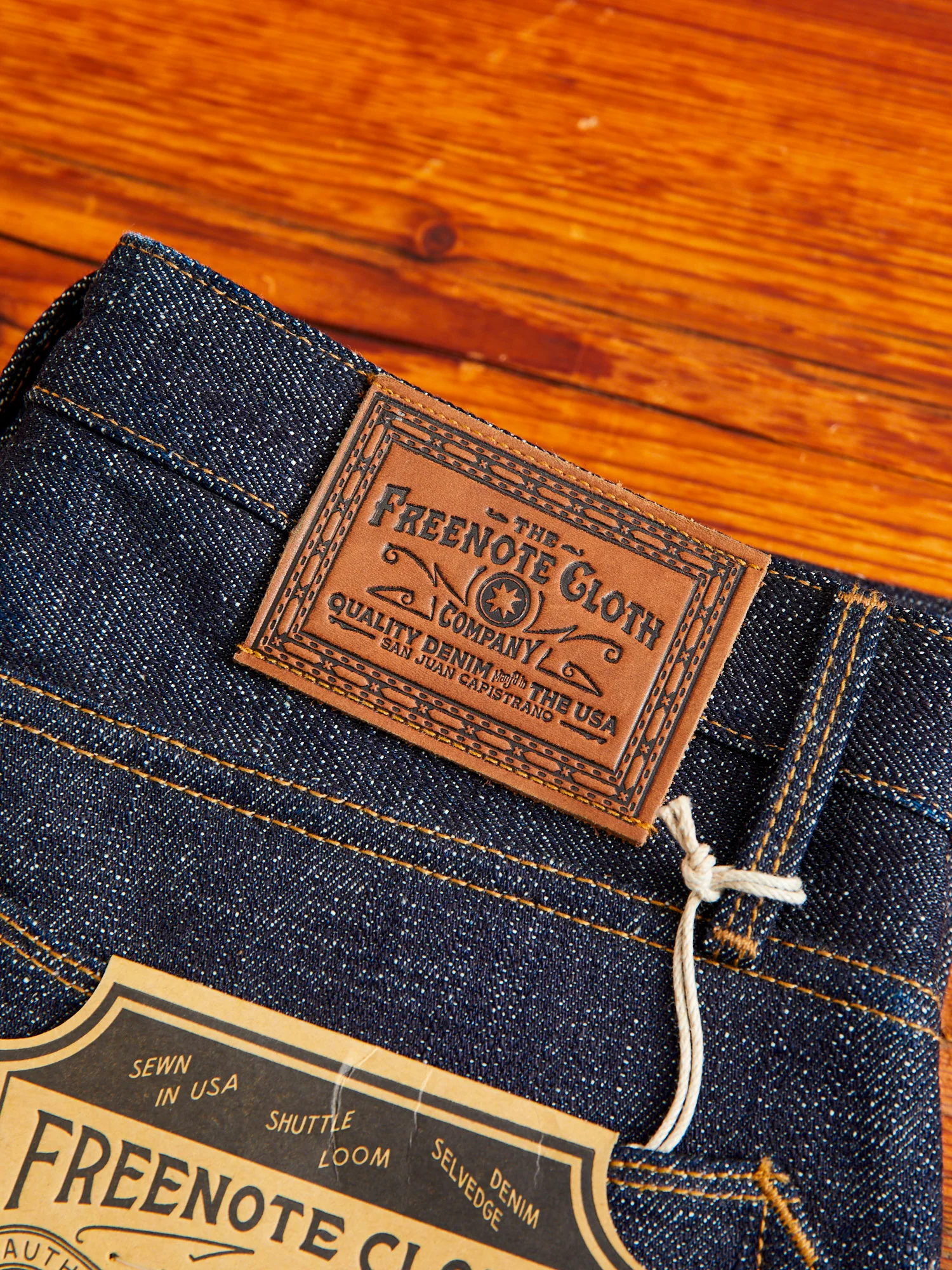 "Portola" 17oz Slub Selvedge Denim - Tapered Fit - Image 3