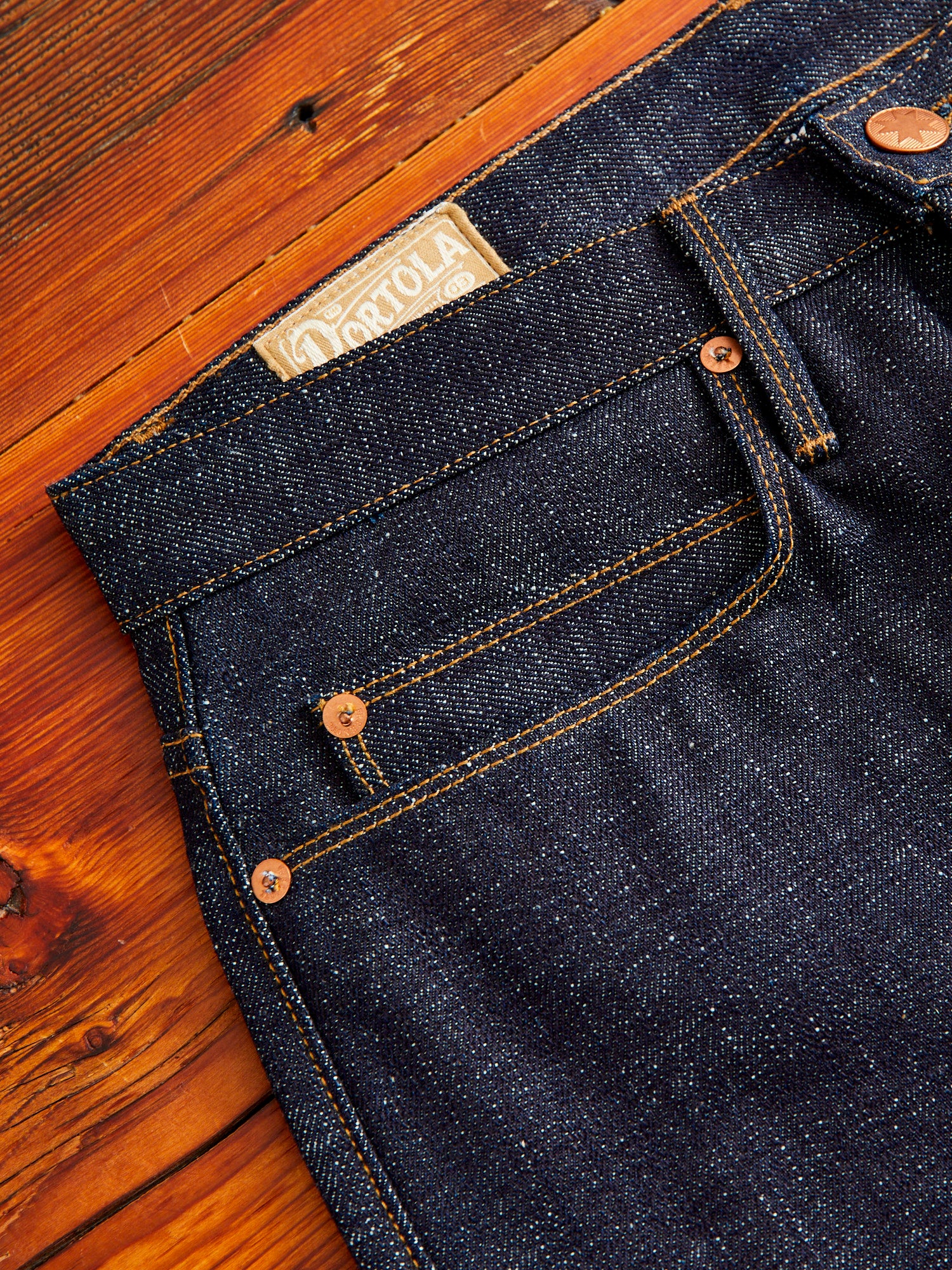 "Portola" 17oz Slub Selvedge Denim - Tapered Fit - Image 6