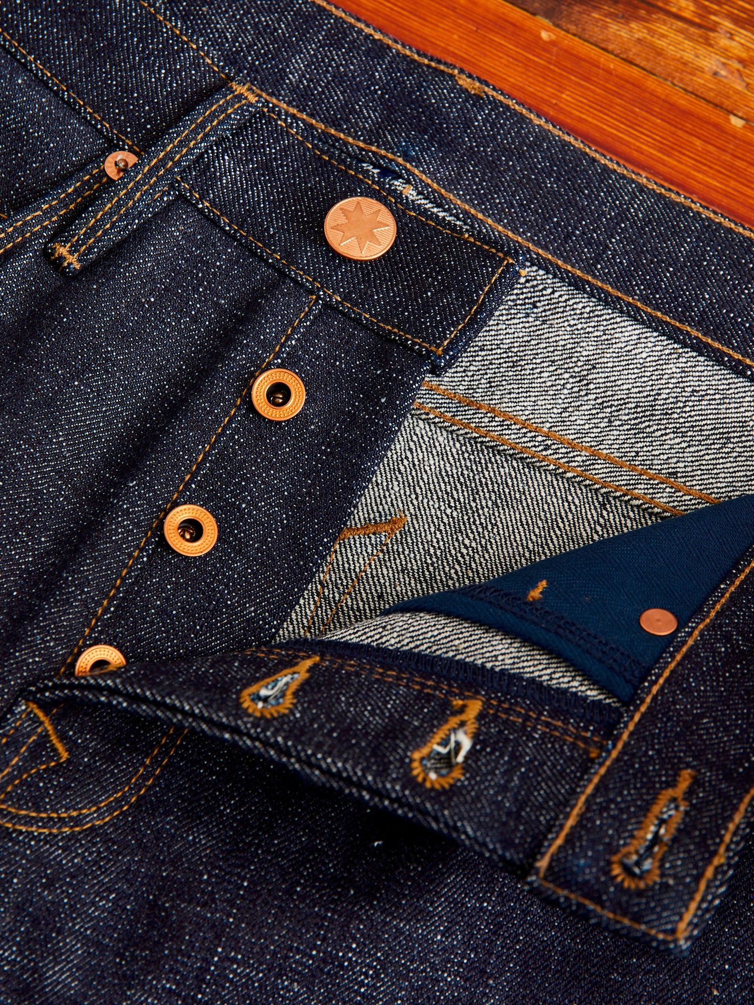 "Portola" 17oz Slub Selvedge Denim - Tapered Fit - Image 8