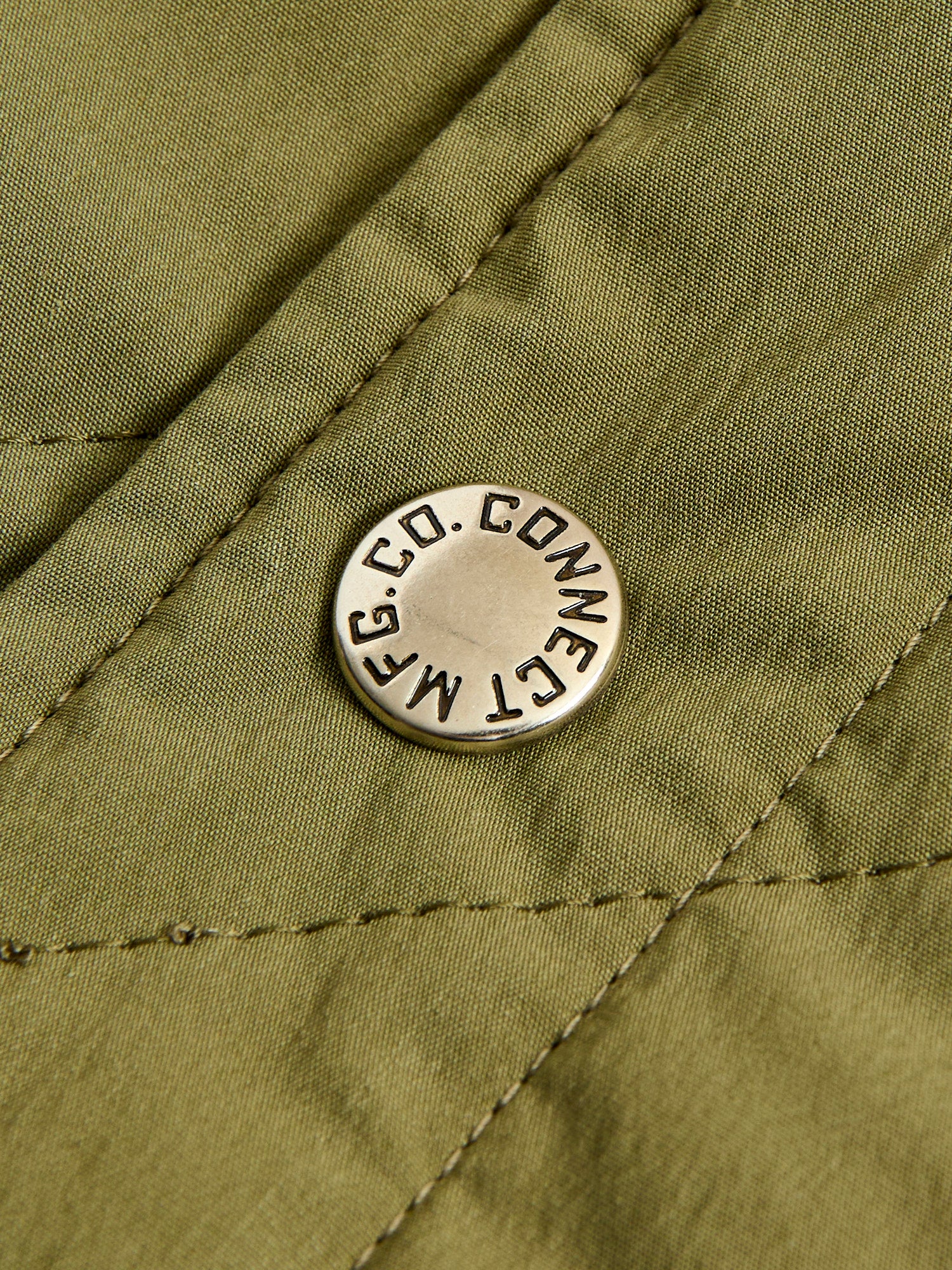 Quilted Overshirt Jacket in Sage - Image 9
