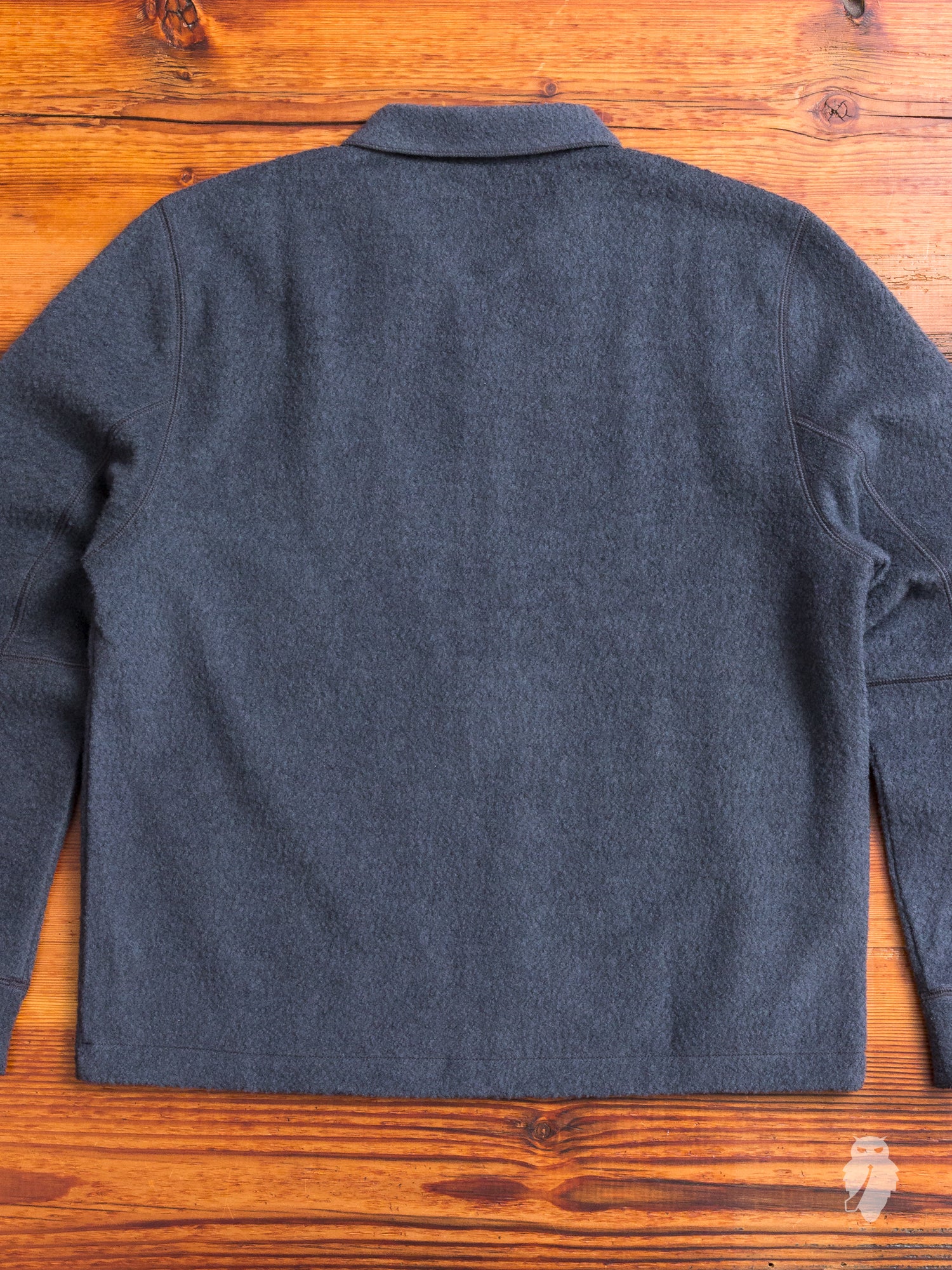 Raw Edge Blouson in Graphite - Image 10
