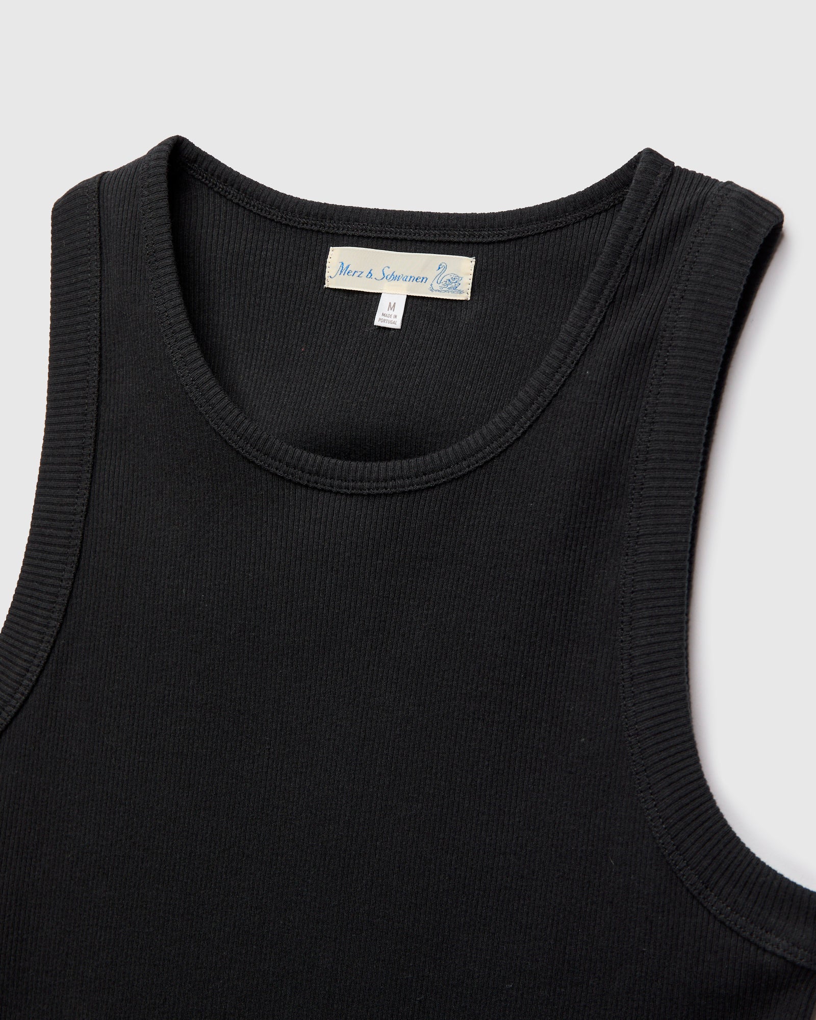 RBT01 "Good Basics" 7.2oz Ribbed Tanktop in Charcoal - Image 3