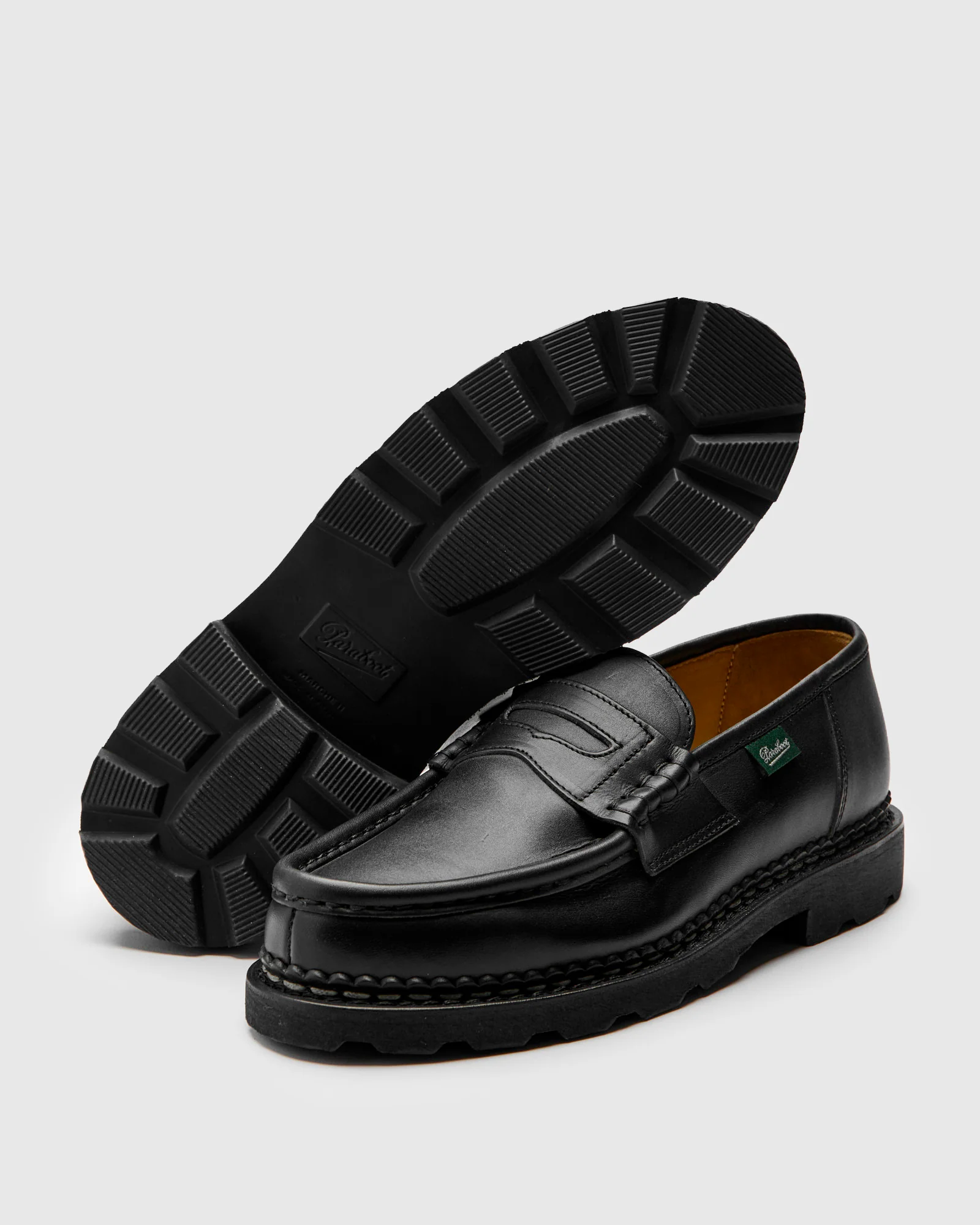 Reims Marche Loafer in Noire-Lis Noir - Image 2