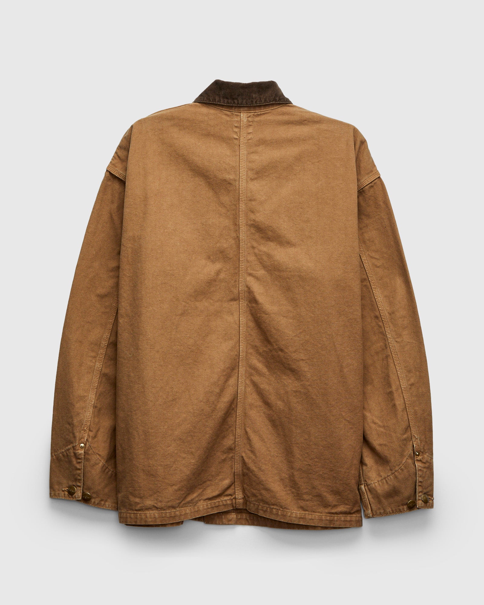 Relaxed Fit Canvas Coverall in Brown - Image 2