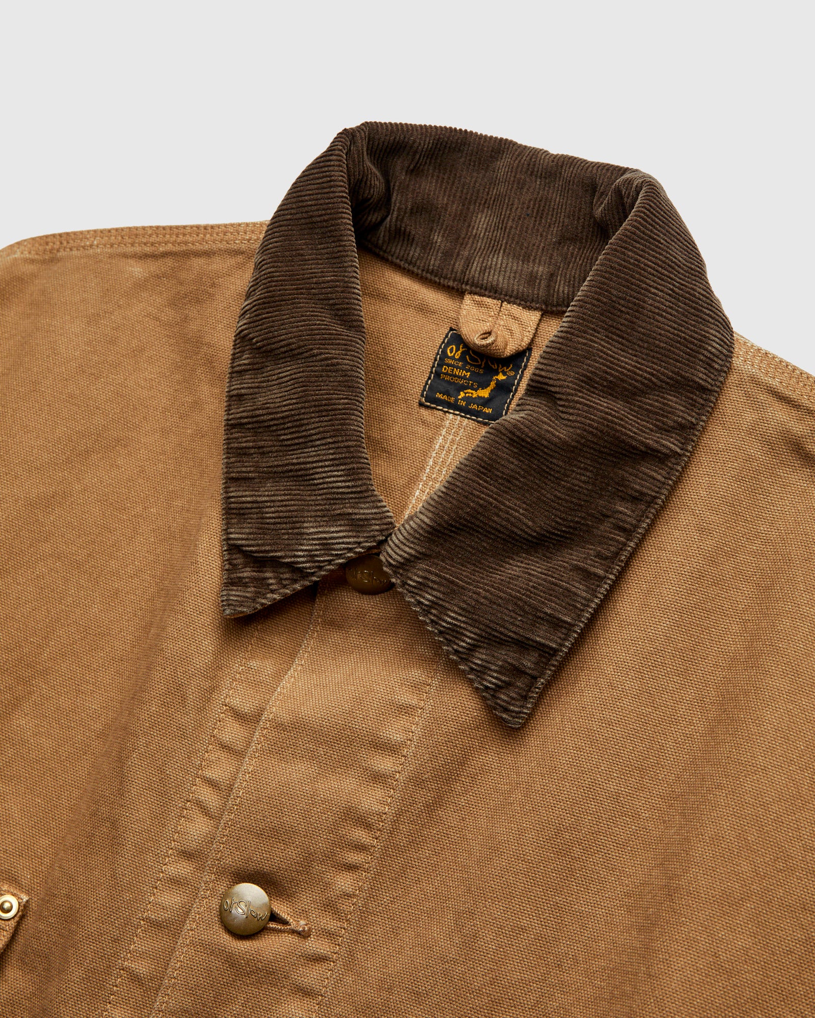 Relaxed Fit Canvas Coverall in Brown - Image 4