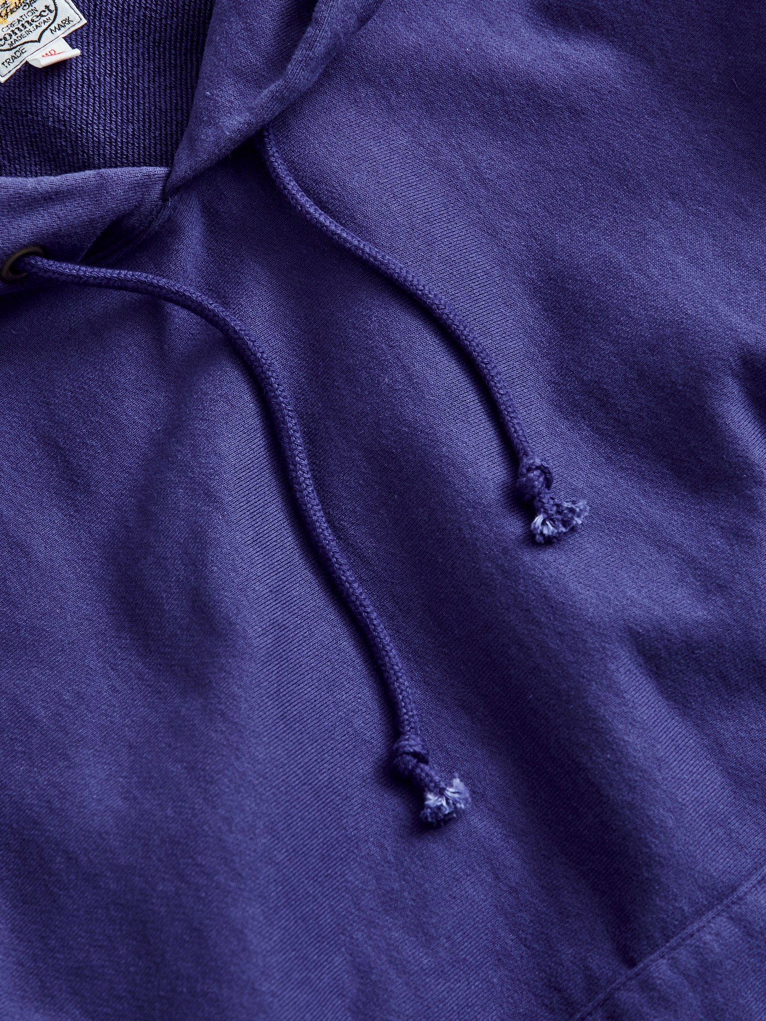 Reverse Weave Heavyweight Pullover Hoodie in Purple - Image 4