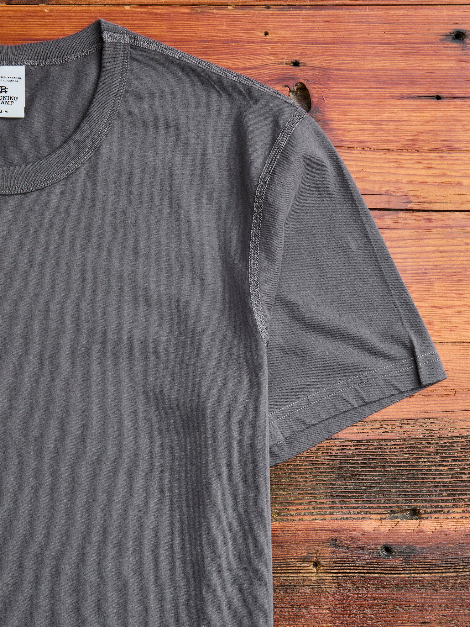 Ringspun Jersey T-Shirt in Carbon - Image 4
