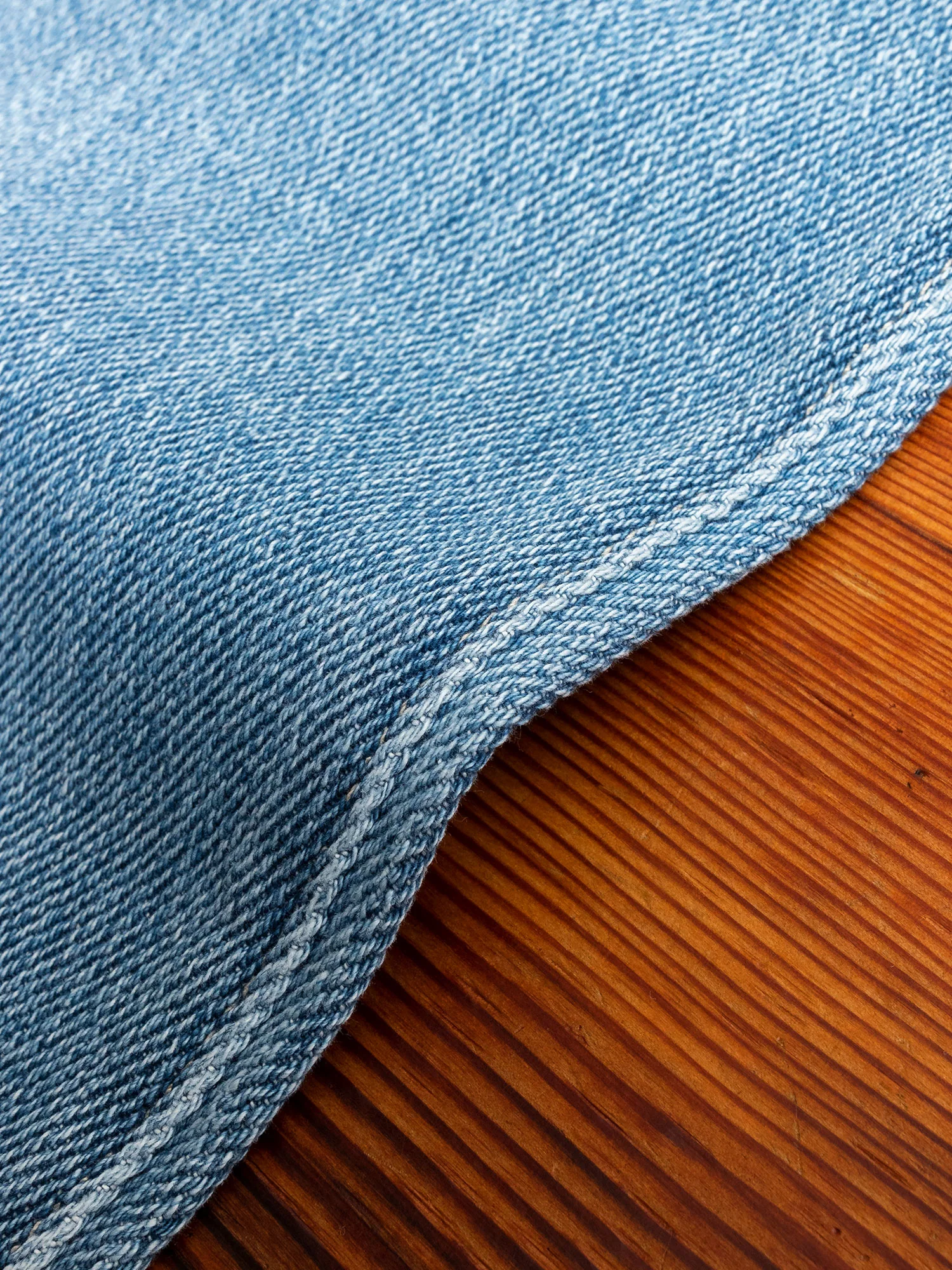 "Ronnie" 11.5oz Washed Indigo Stretch Selvedge Air Denim - Pen Slim - Image 8