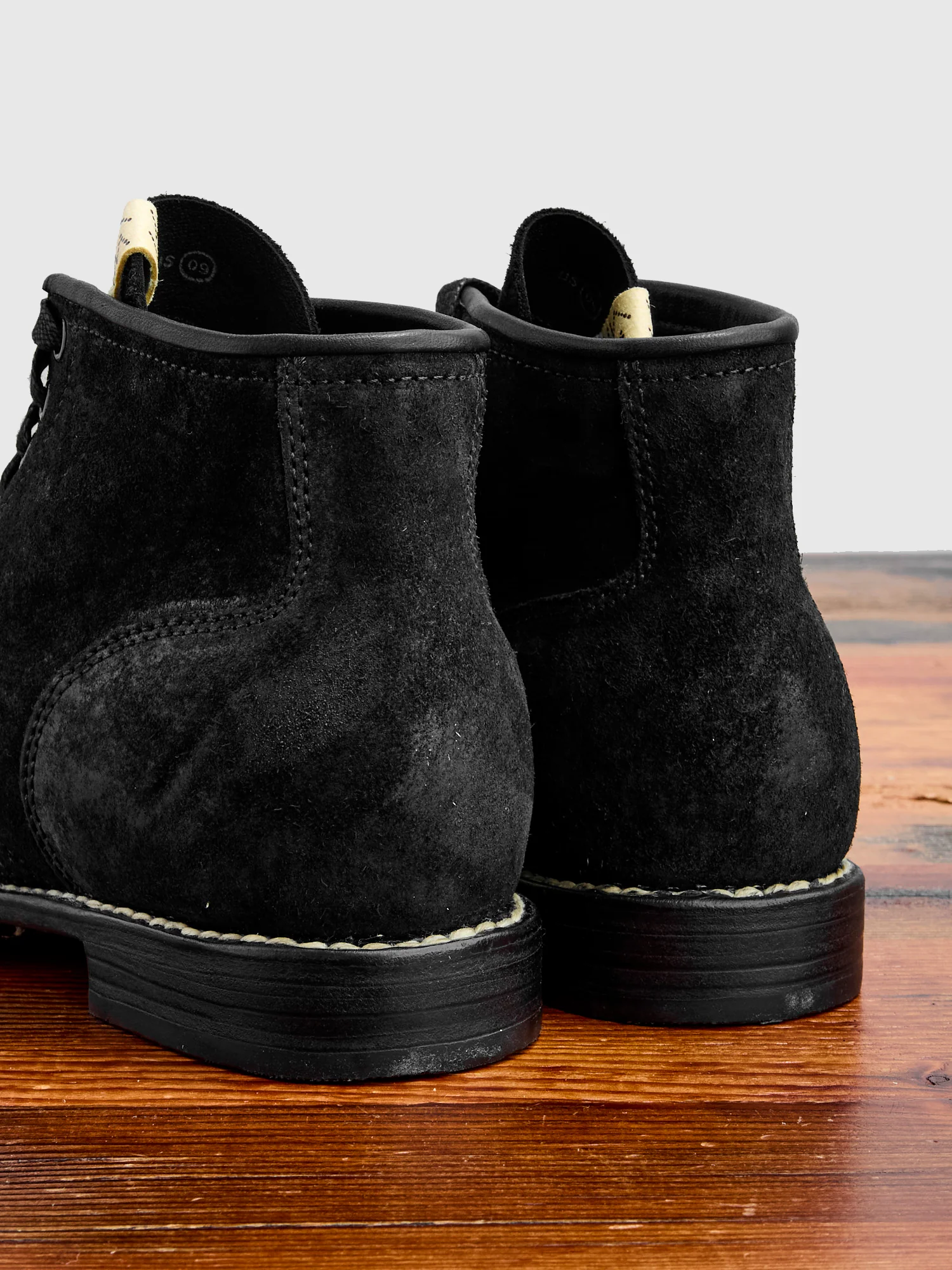 Roughout Brigadier Boots-Folk in Black Horsehide - Image 4