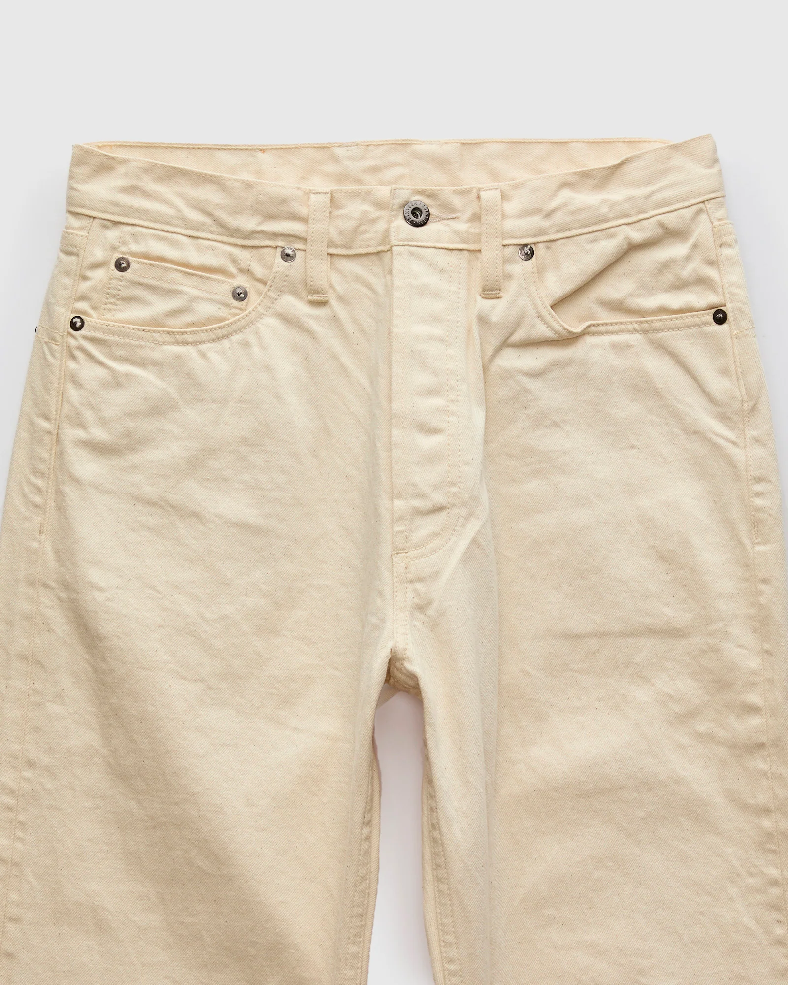 RS-33x 12oz Ecru Selvedge Denim - Relaxed Straight Fit - Image 5