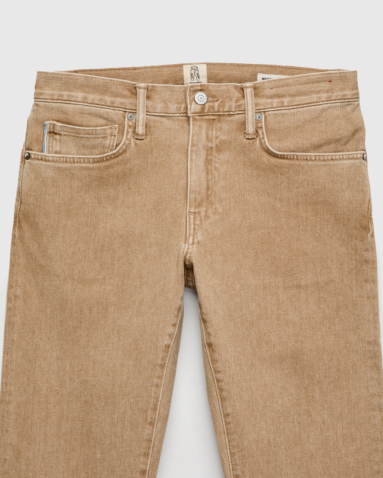"Rustic Copper" 10.5oz Stretch Selvedge Denim - Pen Slim - Image 7