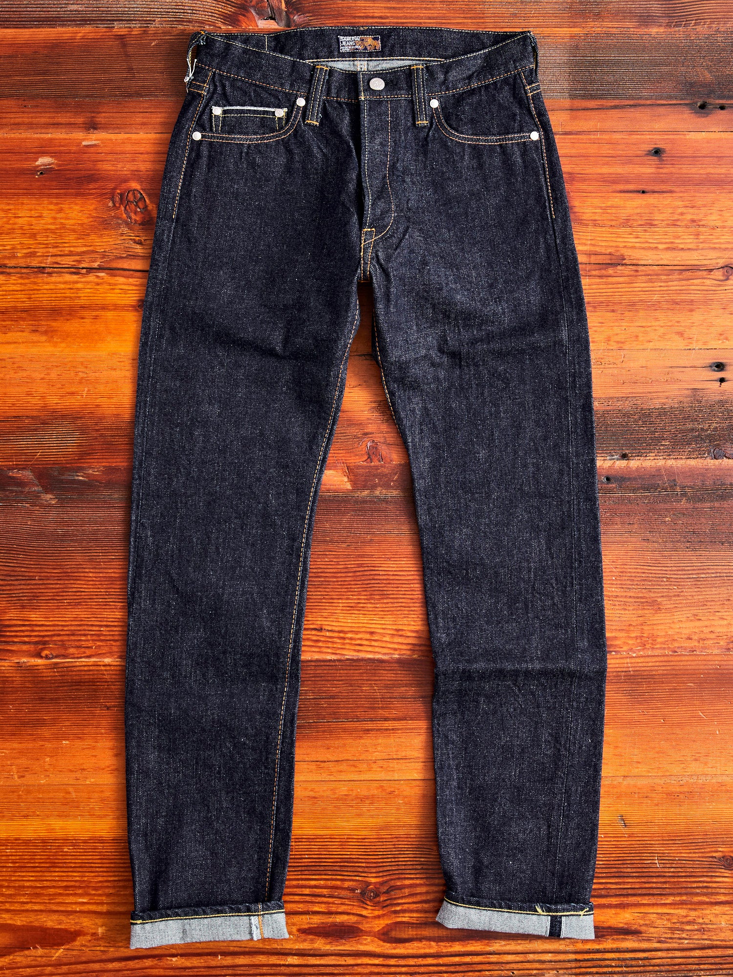 S004JP "Yamato" 15oz Selvedge Denim - Slim Tapered Fit - Image 5