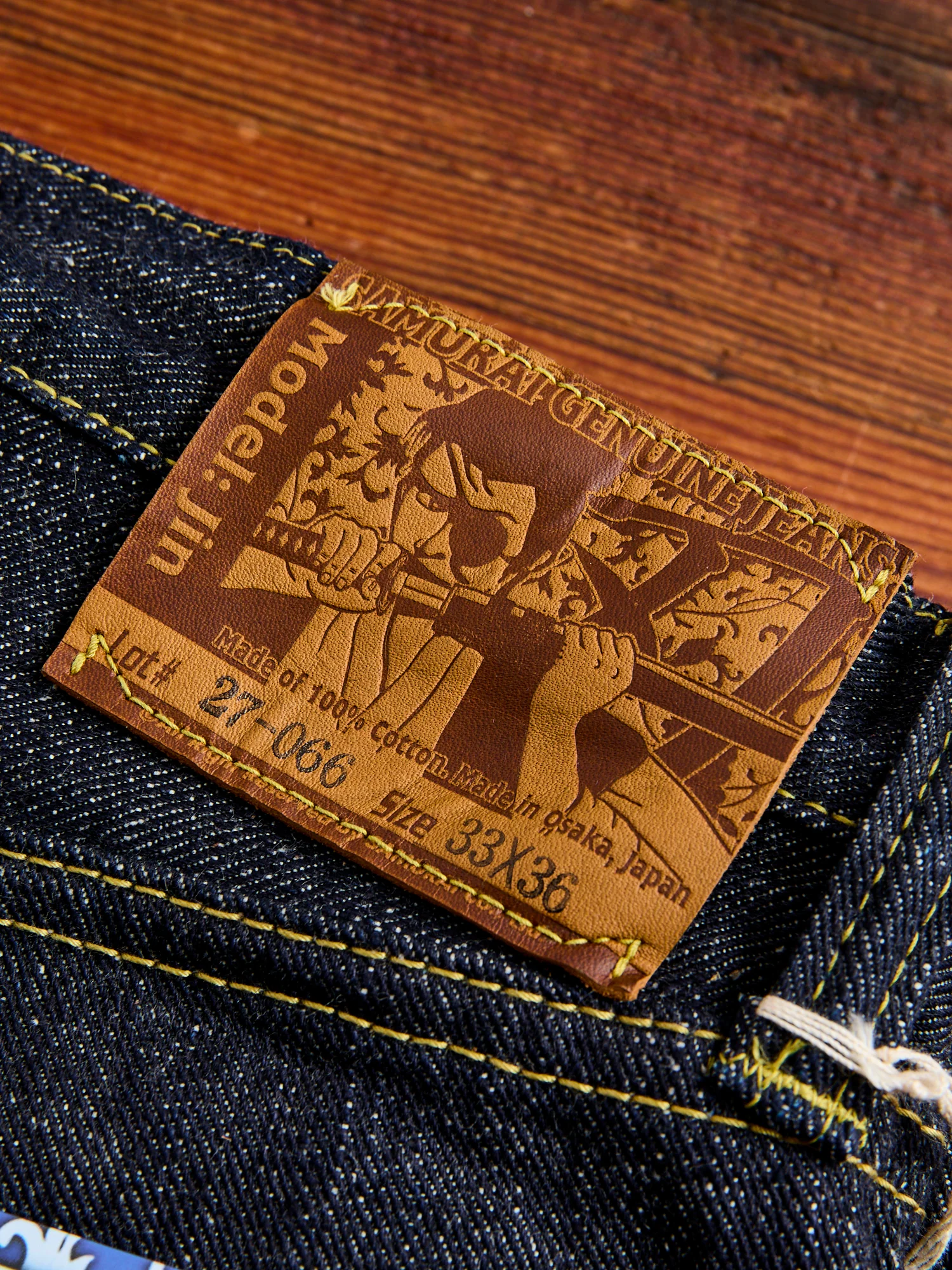 S140VXJ "Jin" 17oz Left Hand Twill Selvedge Denim - Relaxed Tapered Fit - Image 4