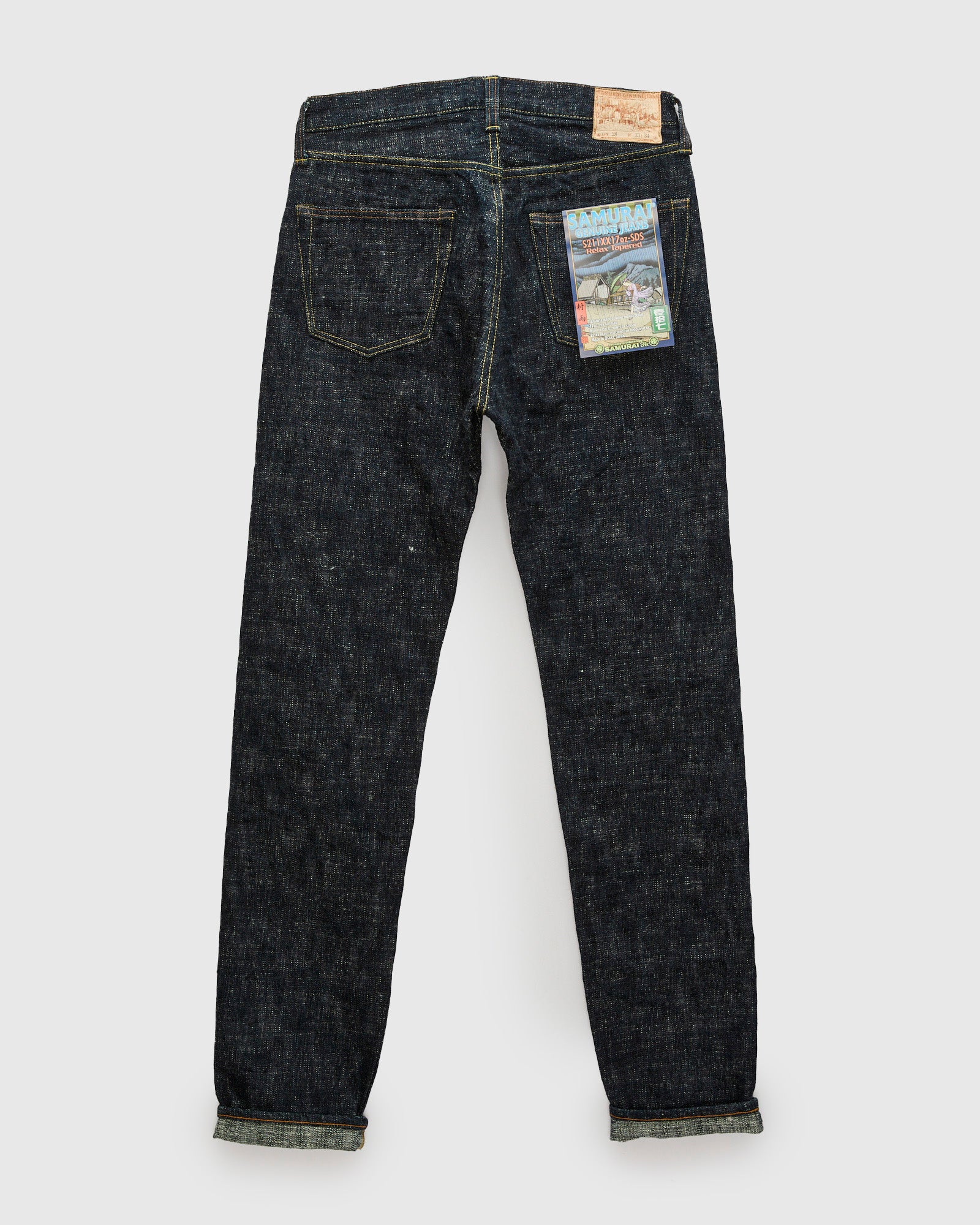 S211XX17oz-SDS "Murasame" 17oz Extra Slub Selvedge Denim - Relaxed Tapered Fit - Image 3
