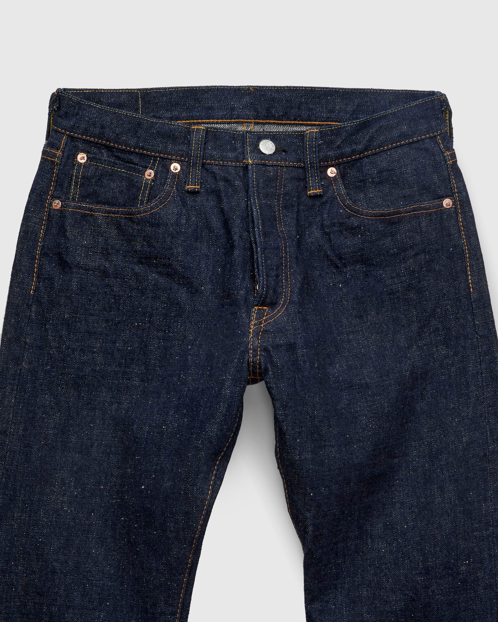 S511AX "Ai-Plus" 18oz Natural Indigo Selvedge Denim - Slim Tapered Fit - Image 5