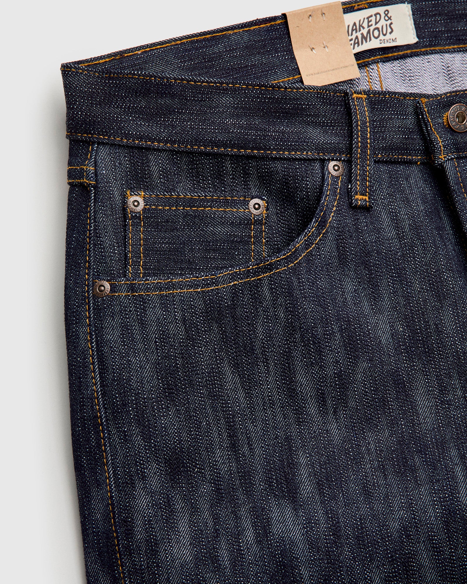 "Sakura Slub" 16.5oz Slub Selvedge Denim - True Guy Fit - Image 7