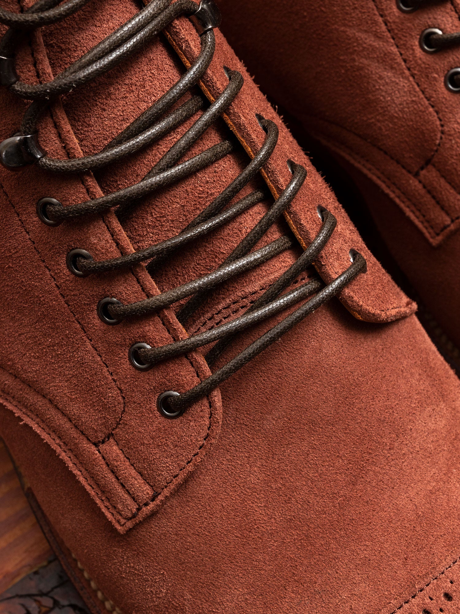 Service Boot 2030 in Sweet Potato Eco Veg Suede - Image 4
