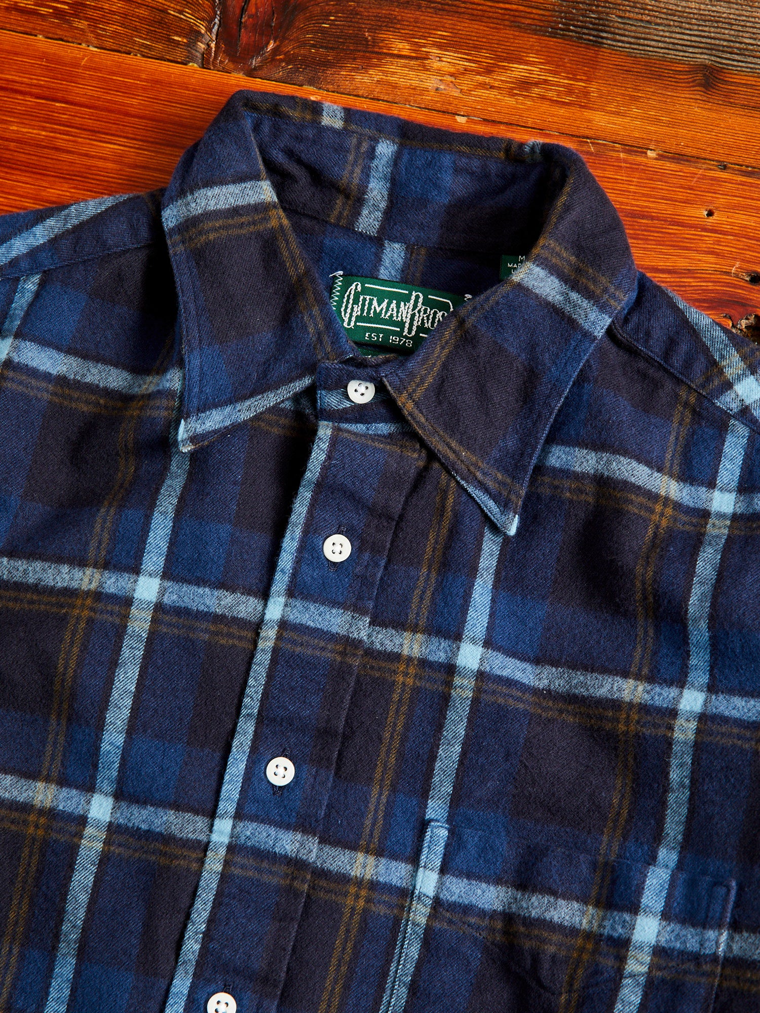 Shaggy Flannel in Blue Check - Image 3