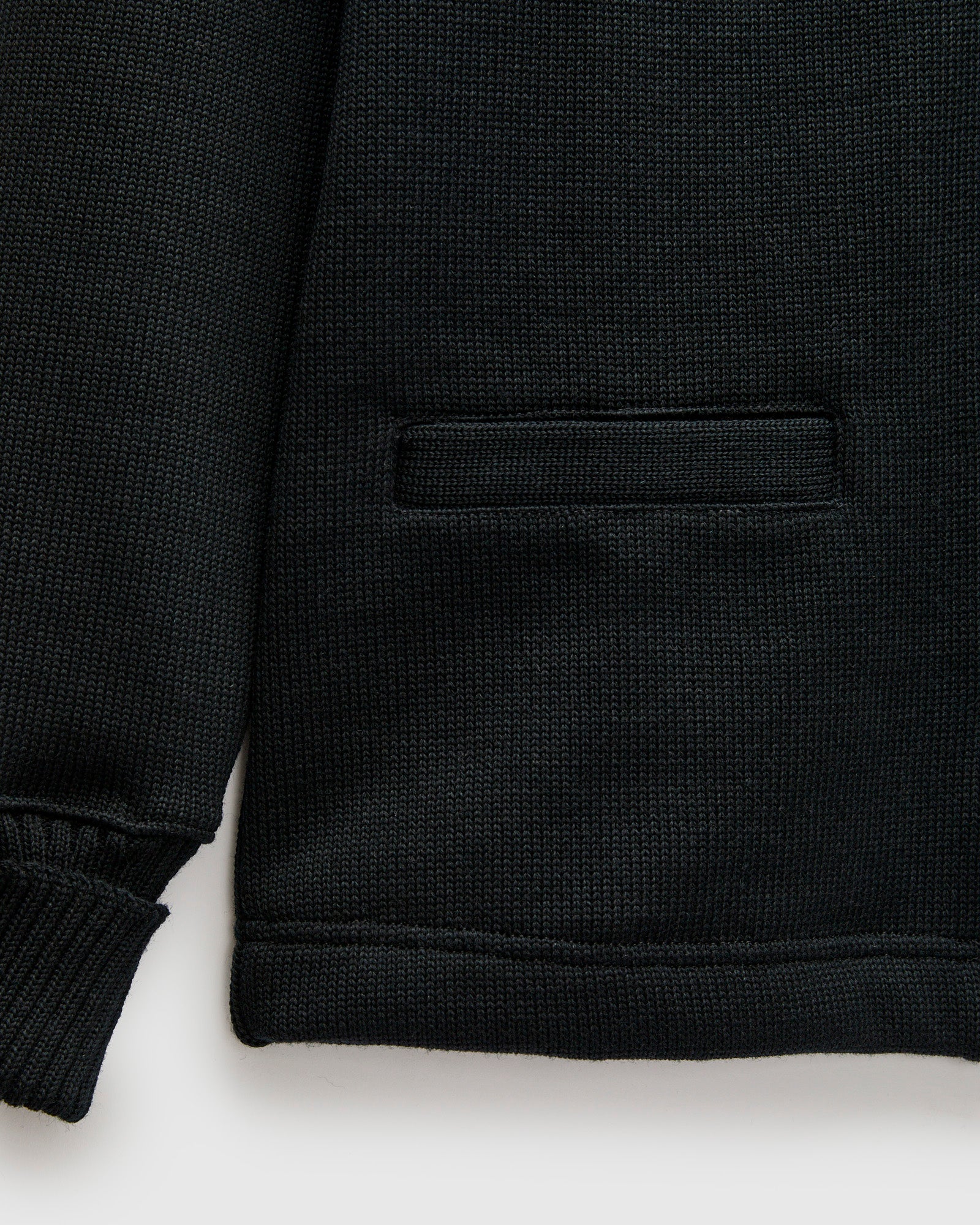 Shawl Sweater Coat in Black - Image 7