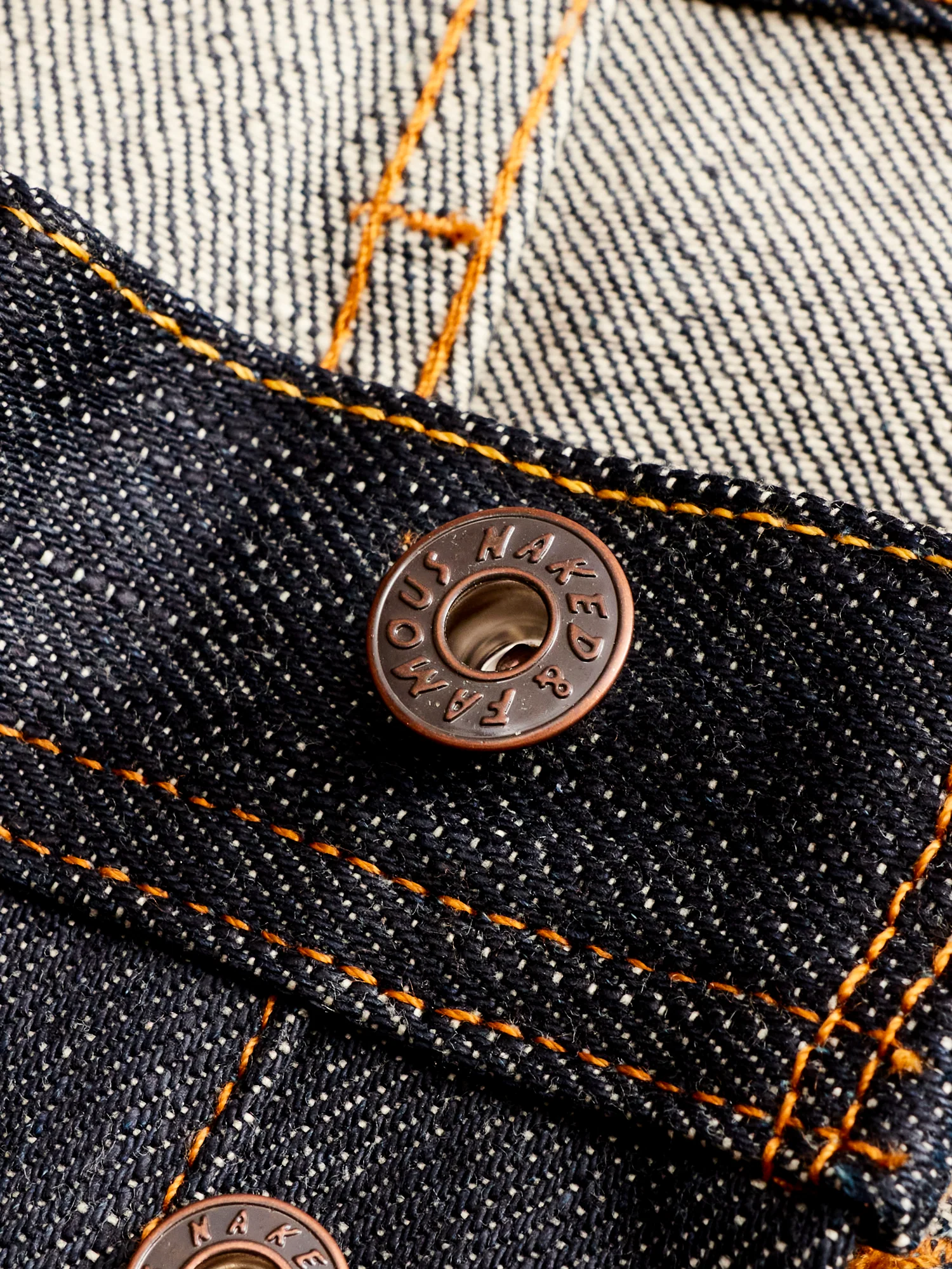 "Sidewinder" 15.5oz Slub Selvedge Denim - Weird Guy Fit - Image 7