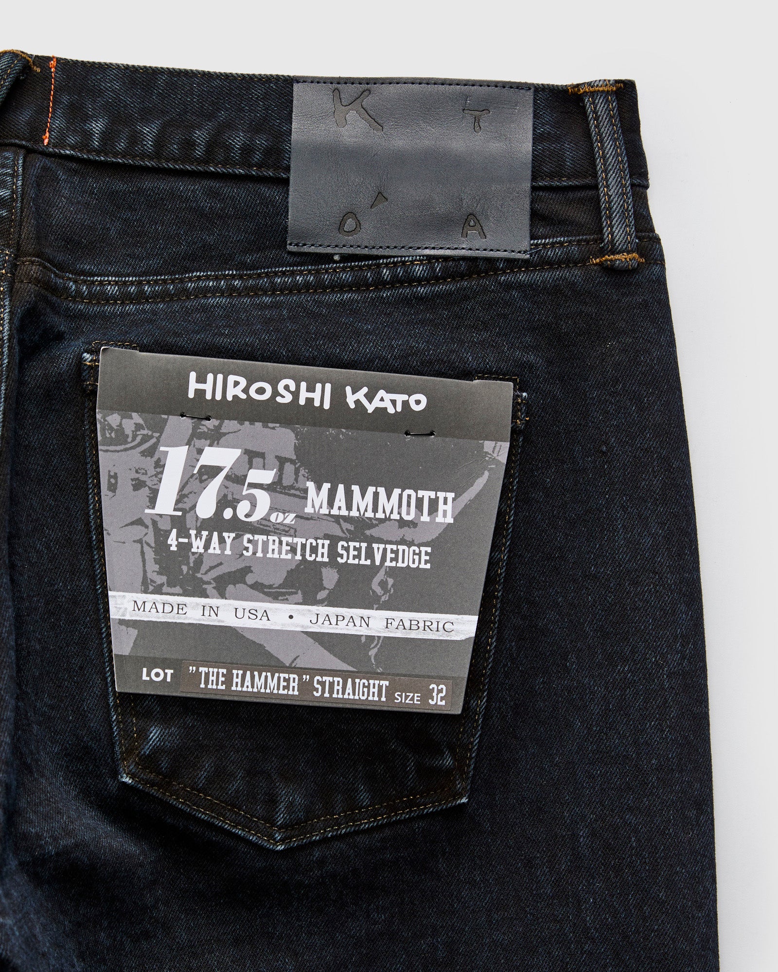 "Sly Mammoth" 17.5oz Heavyweight Stretch Selvedge Denim - Hammer Straight - Image 4