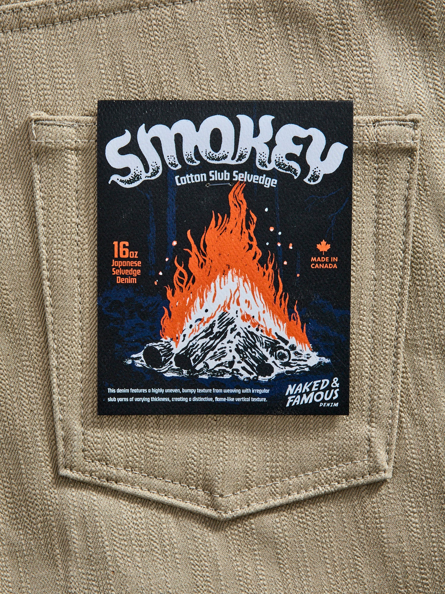 "Smokey Cotton Slub" 16oz Selvedge Denim - Easy Guy Fit - Image 3
