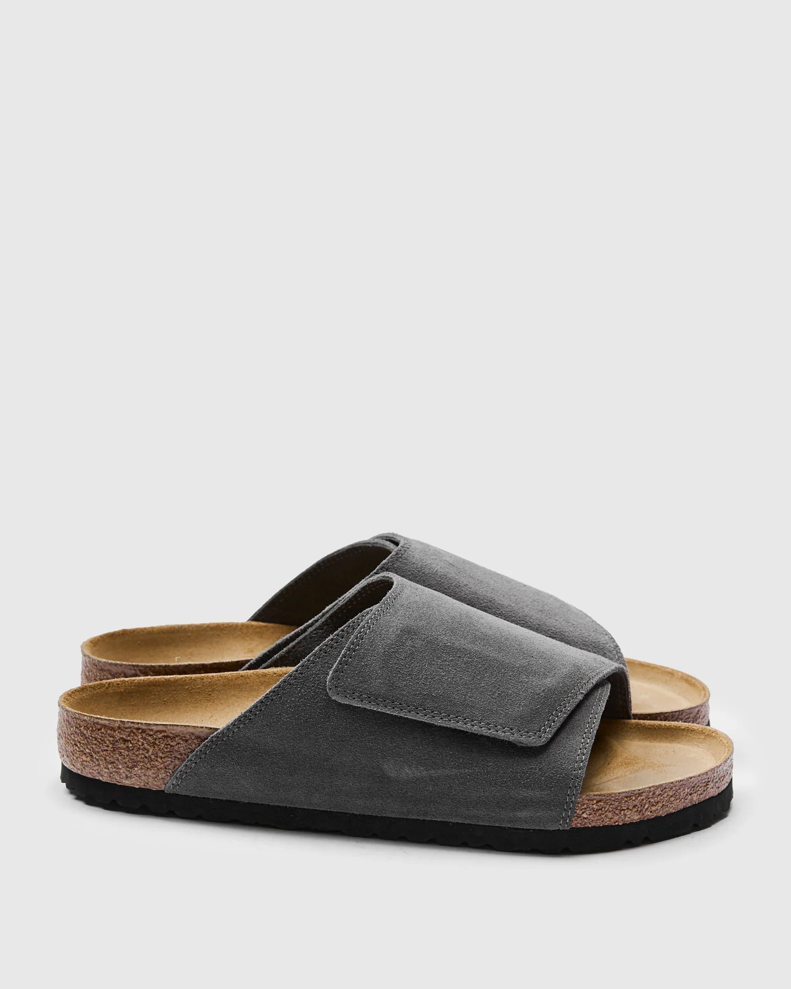 Solana Sandal in Charcoal Suede - Image 3