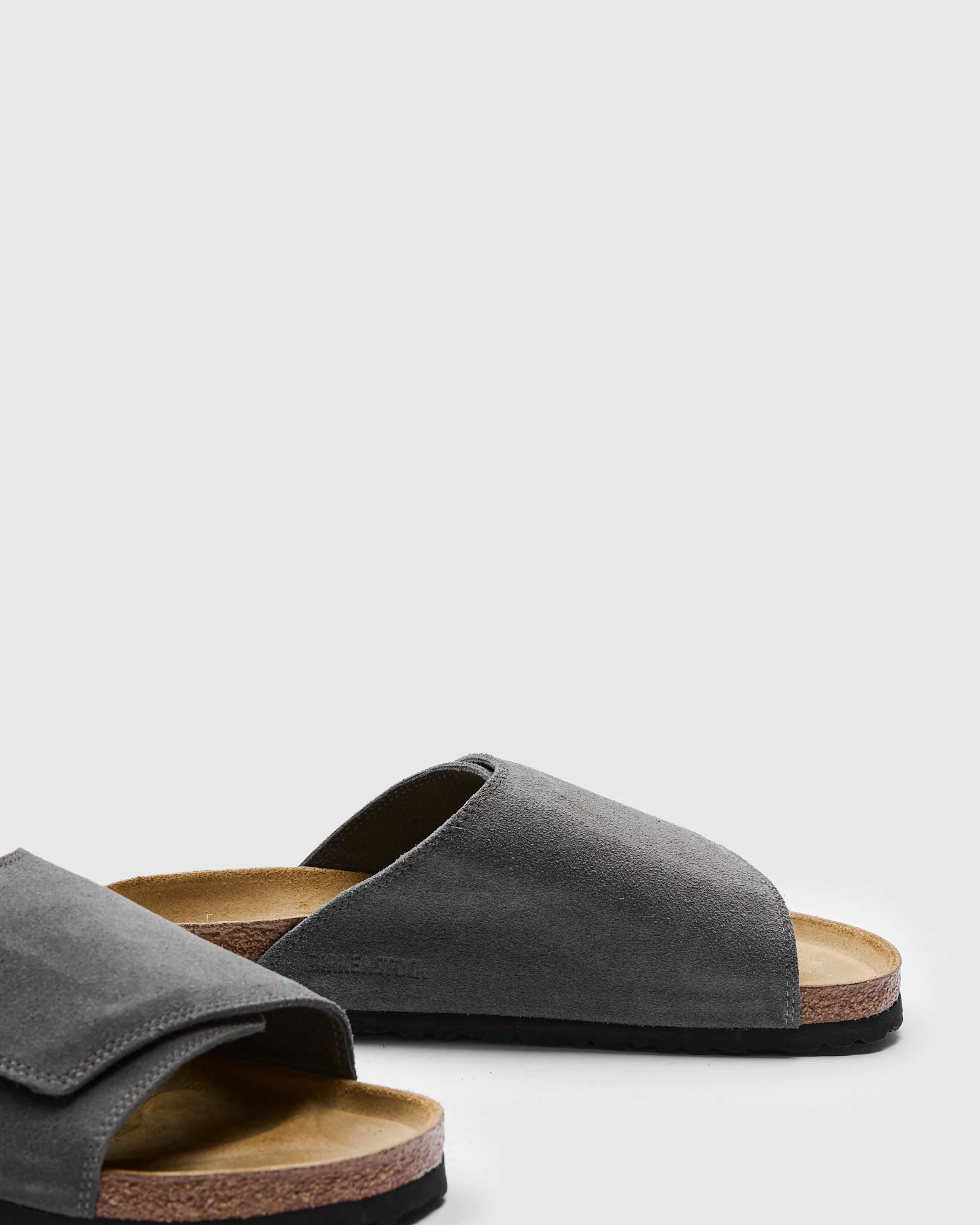 Solana Sandal in Charcoal Suede - Image 4
