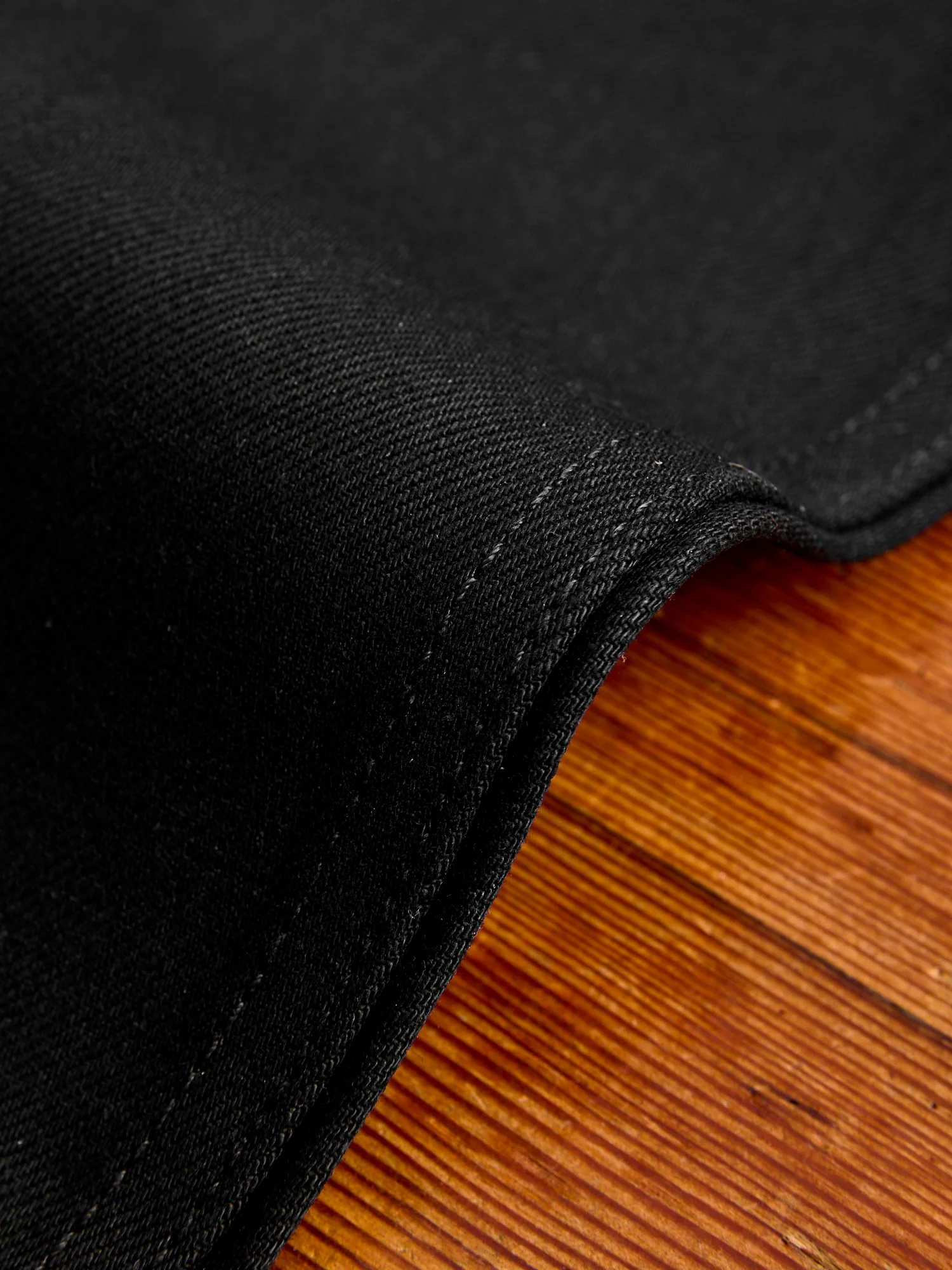 "Solid Black" 14oz Selvedge Denim - Easy Guy Fit - Image 10