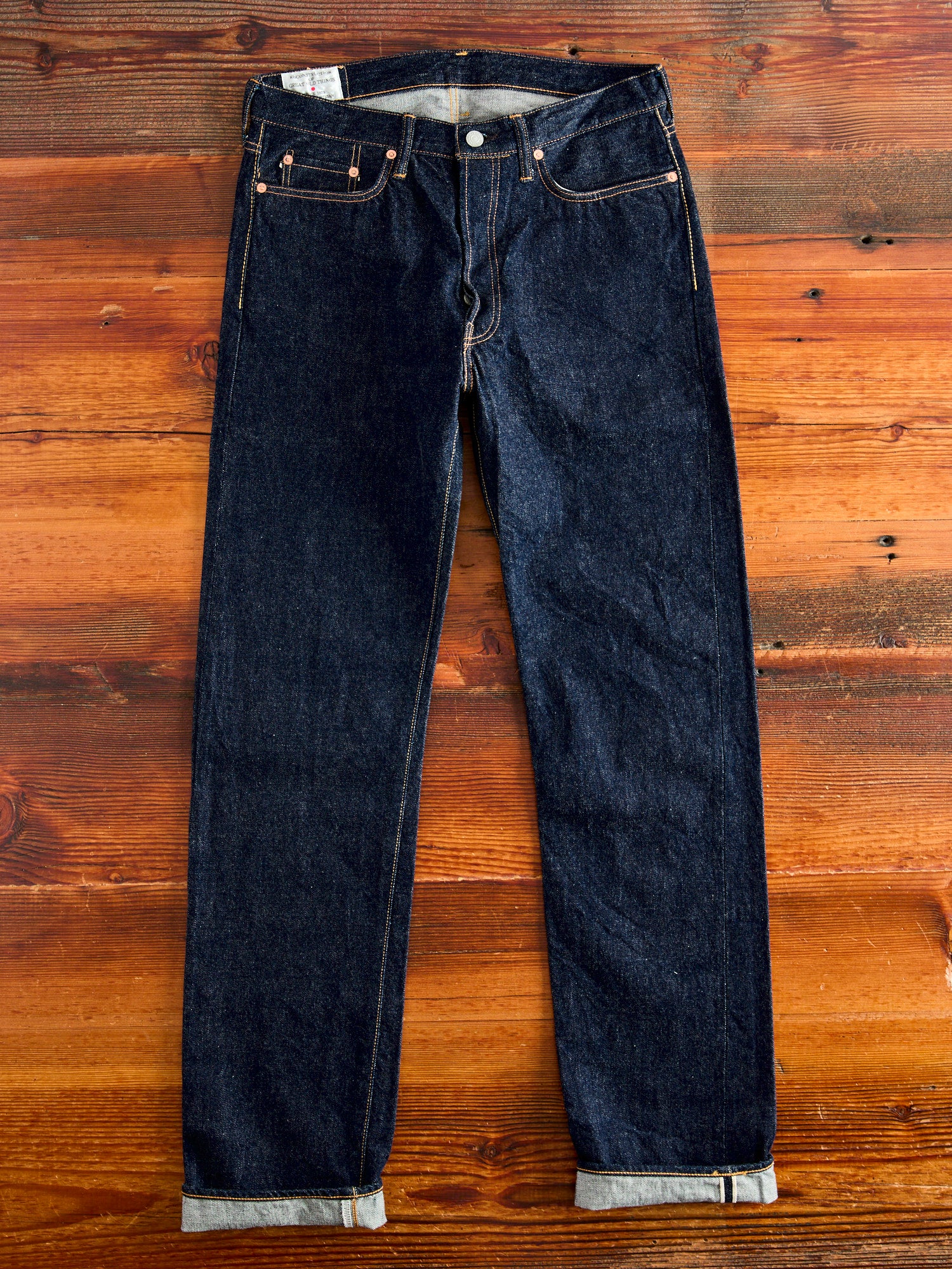 SP-086S "Ishikawadai" 45th Anniversary 13oz Selvedge Denim - Regular Tapered Fit - Image 6